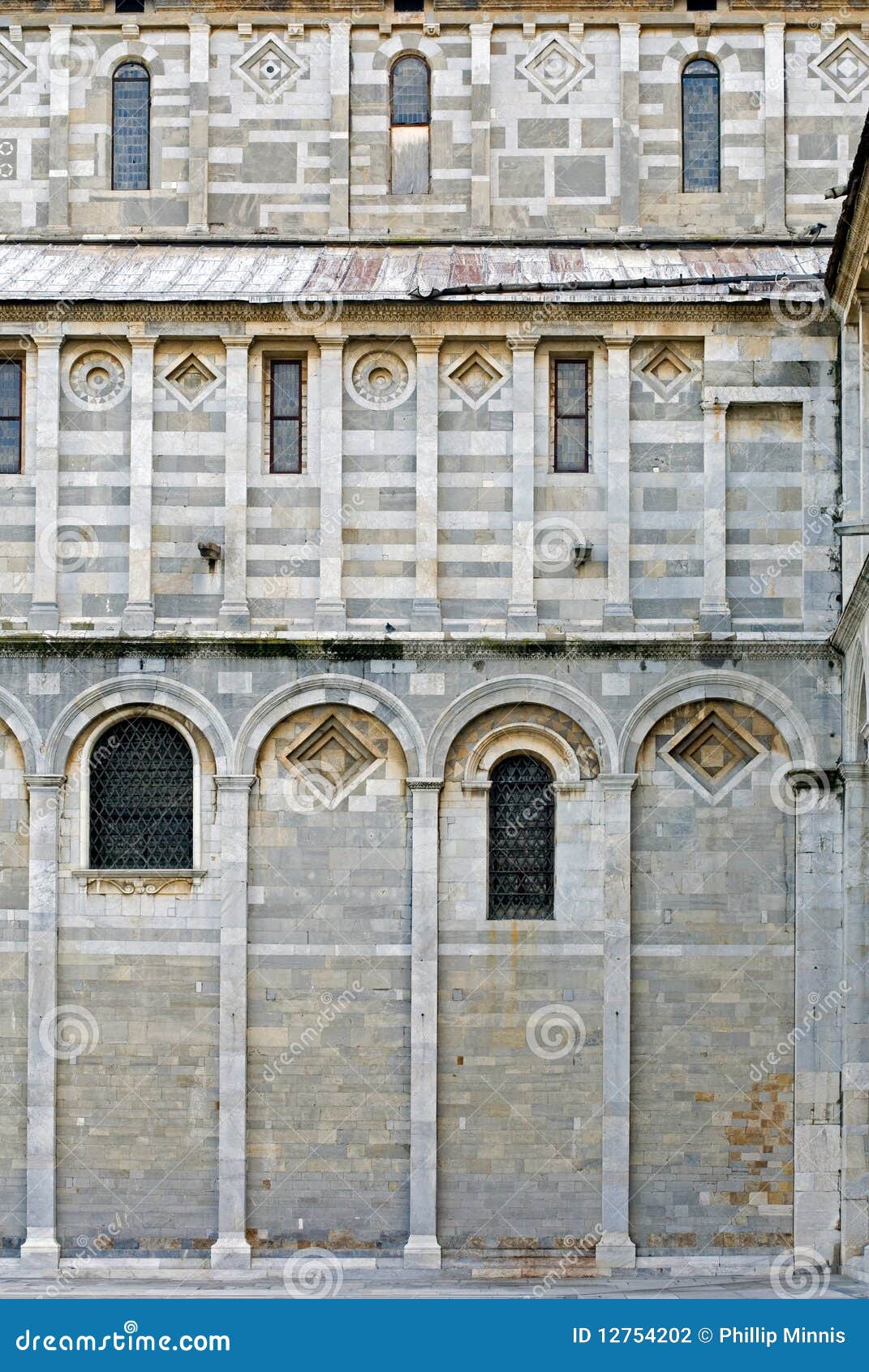 west wall, pisa cathedral, italy