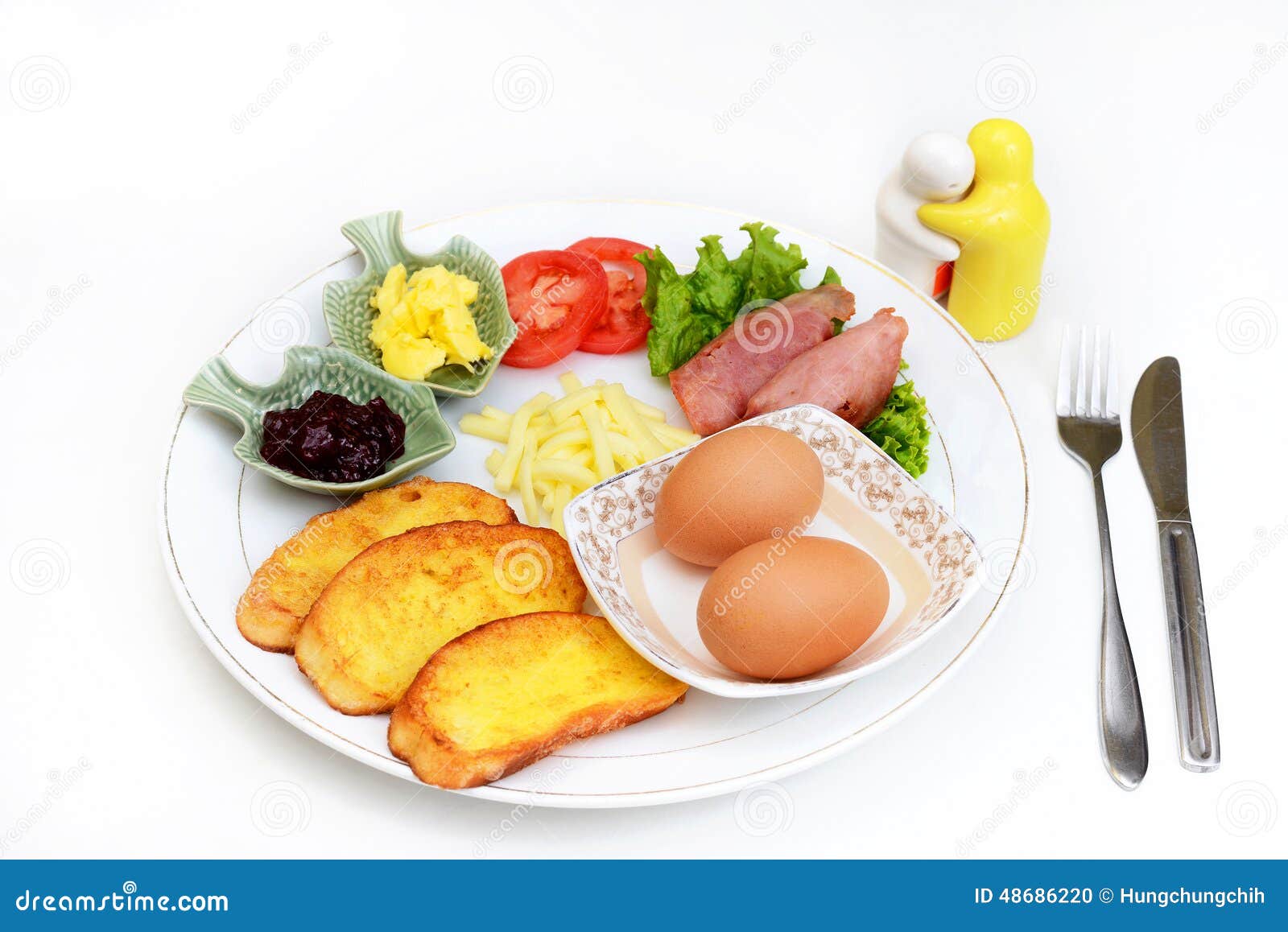 Western breakfast set menu stock photo. Image of fried 48686220