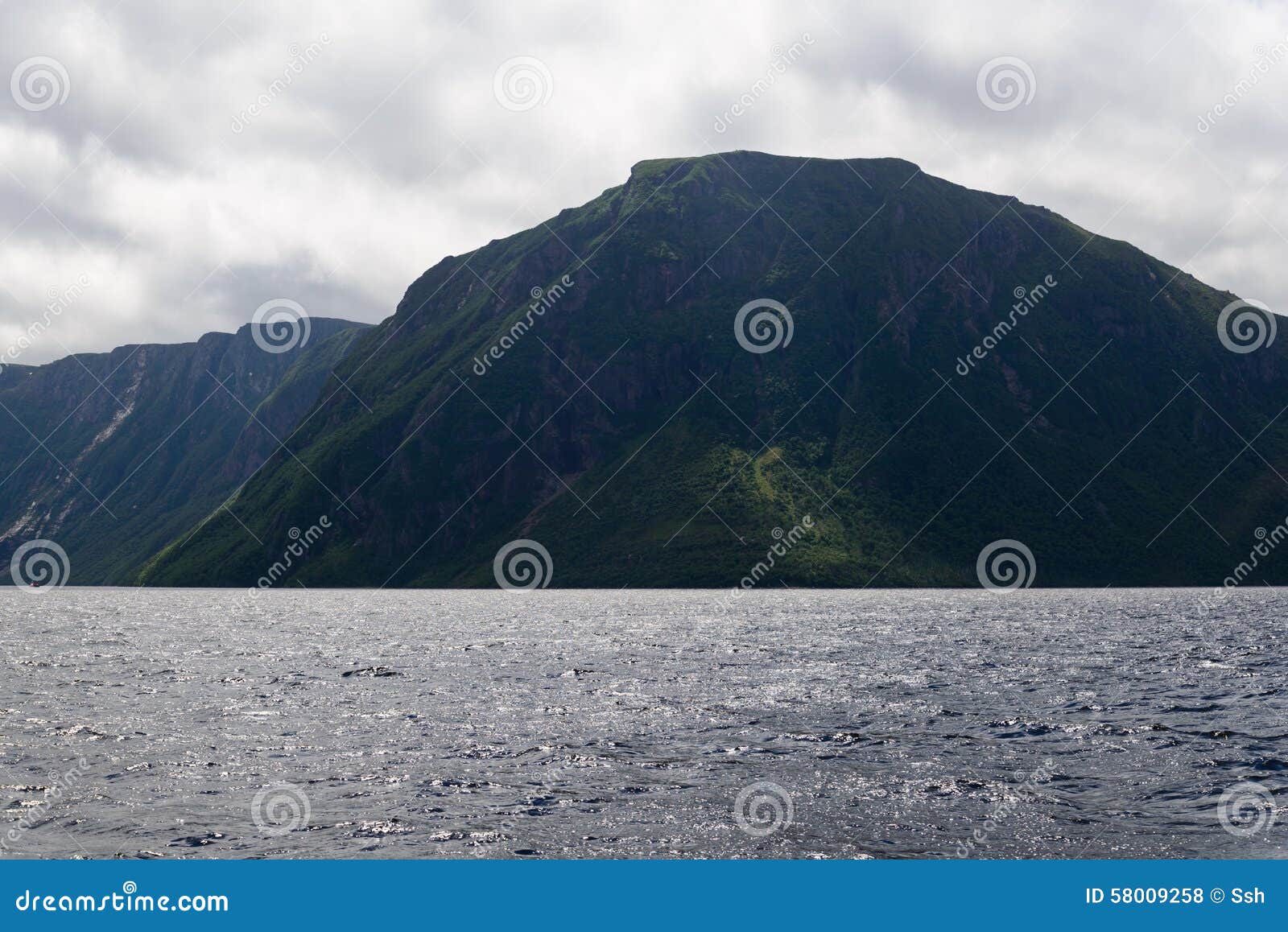 Western Brook Pond in Gros Morne National Park, Newfoundland, Canada.