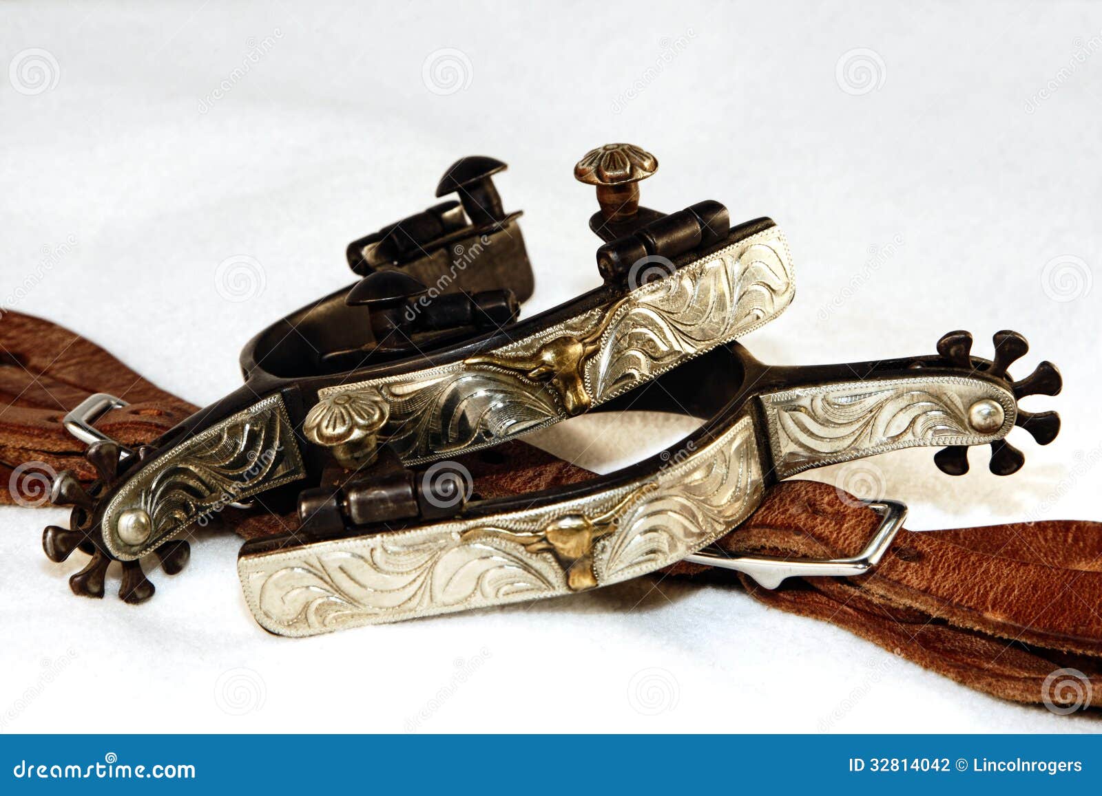 western fancy spurs and leathers