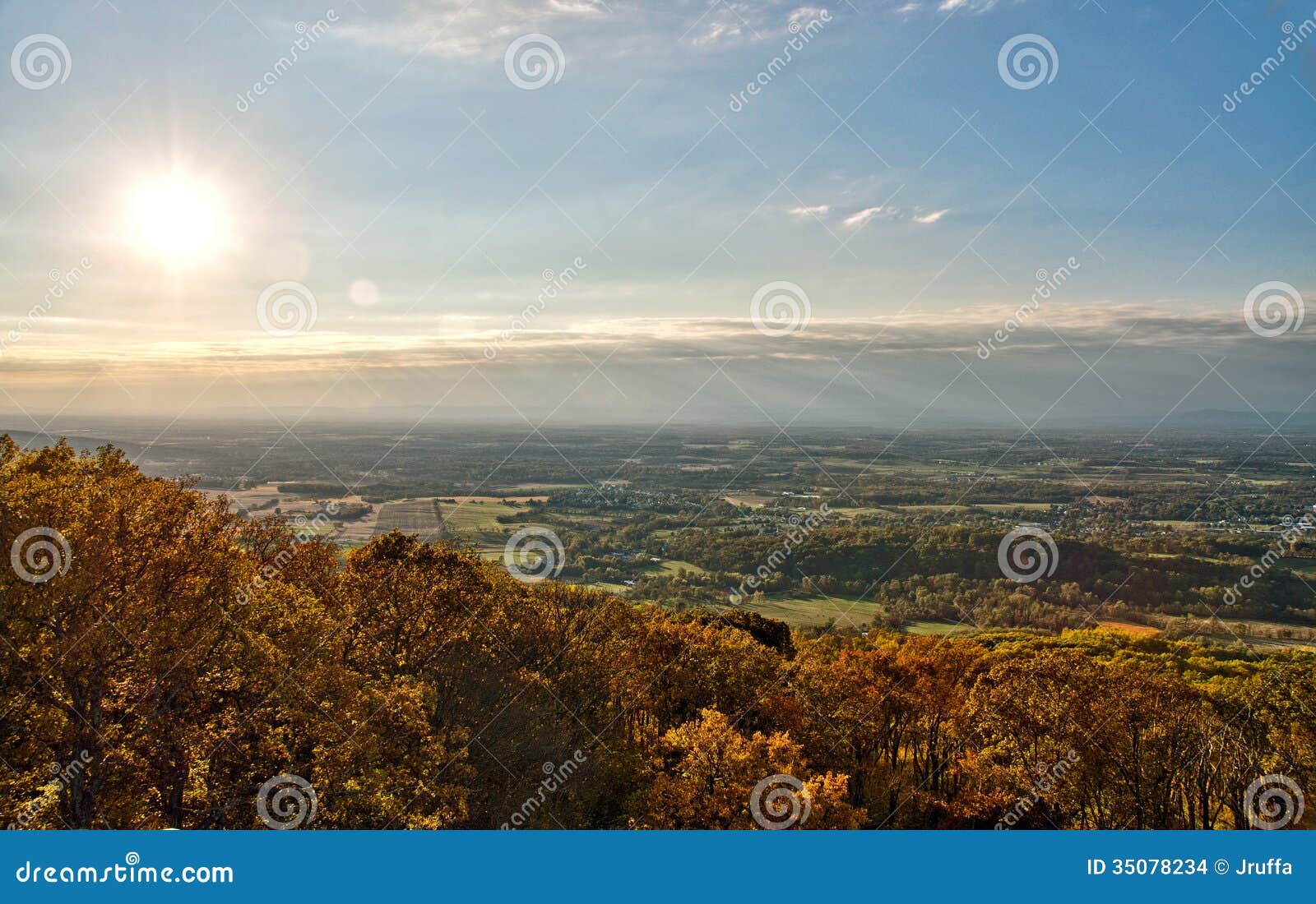 western maryland countryside panorama