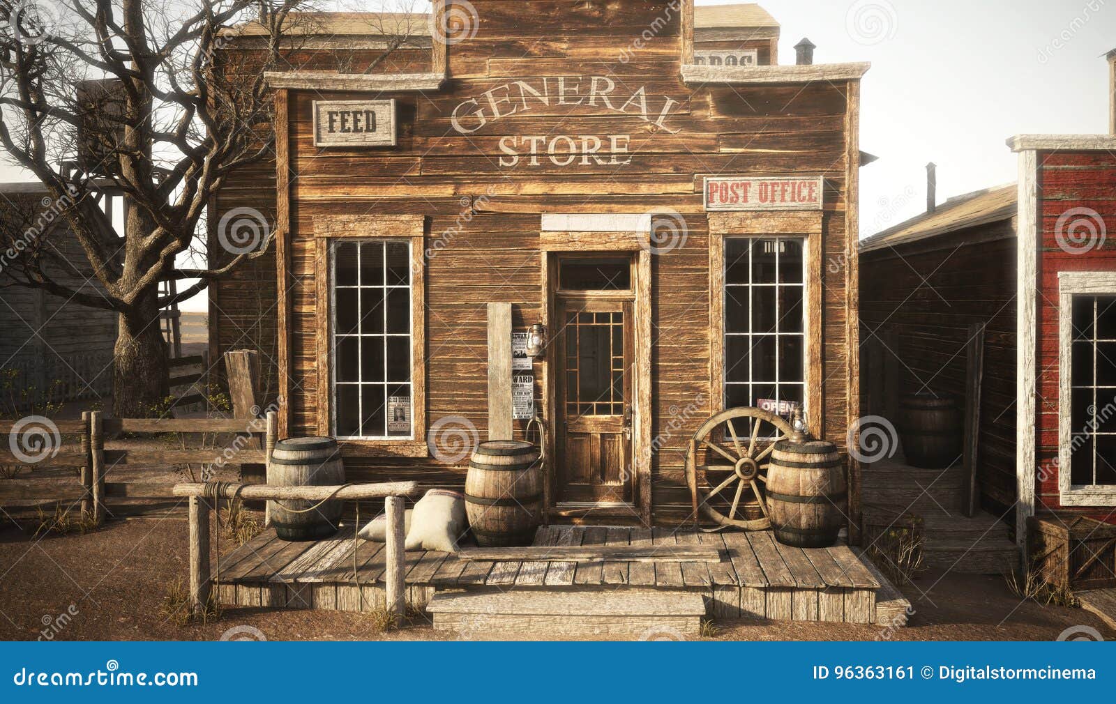 western town rustic general store.