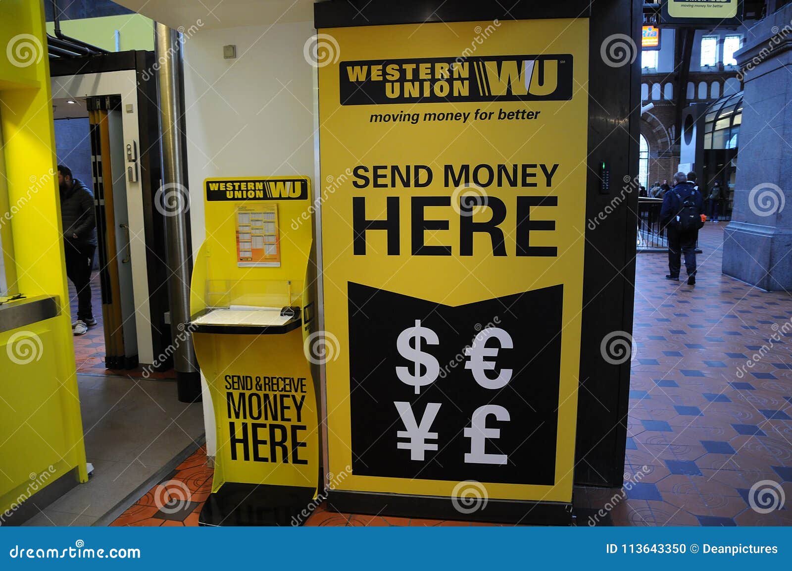 WESTERN UNION in COPENHAGEN Editorial Image - Image of copenhagen, states:  113643350