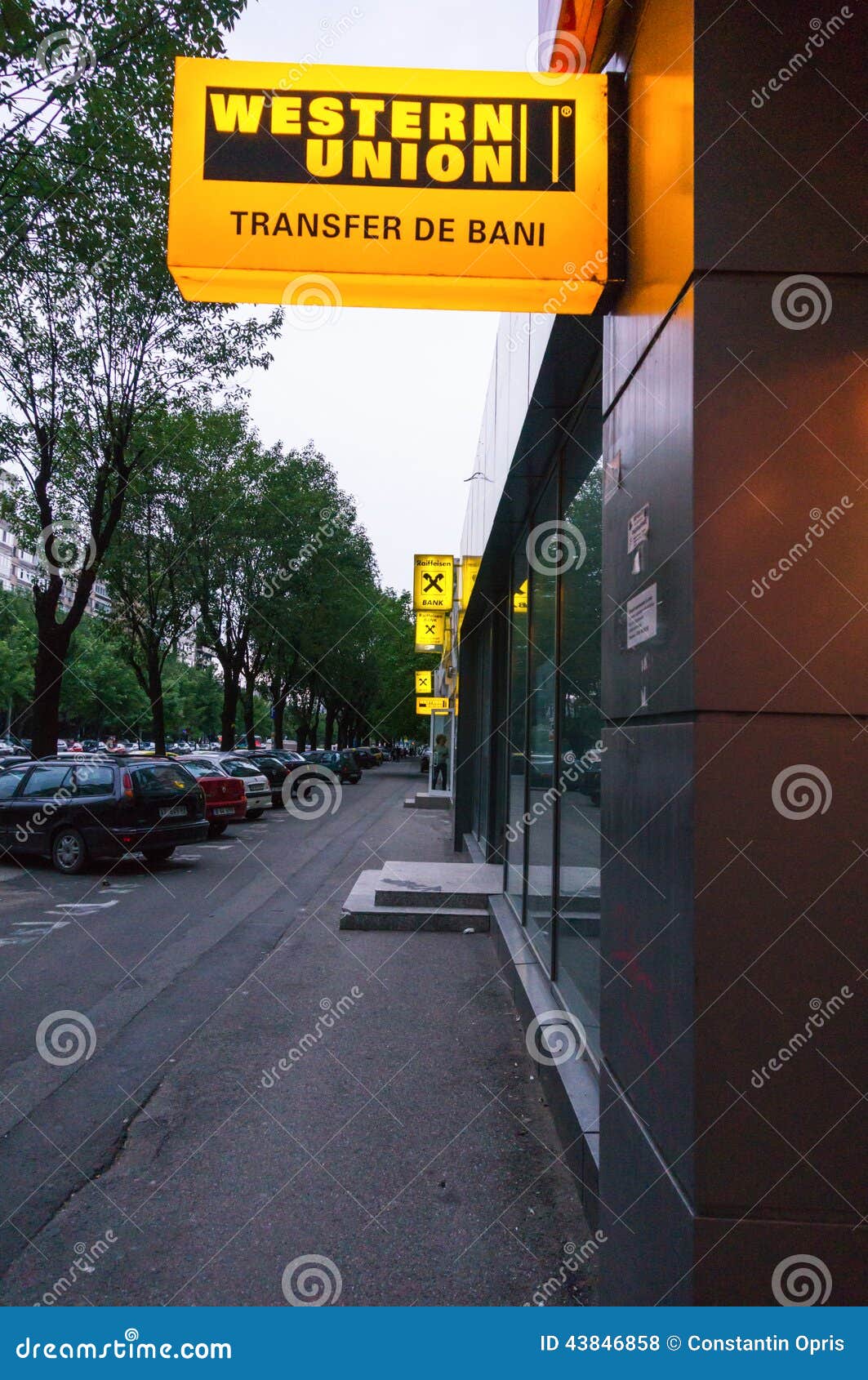 Western Union, Chinatown, New York, USA, Stock Photo, Picture And