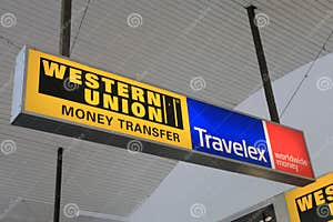 WESTERN UNION Logo Editorial Image CartoonDealer 197728554