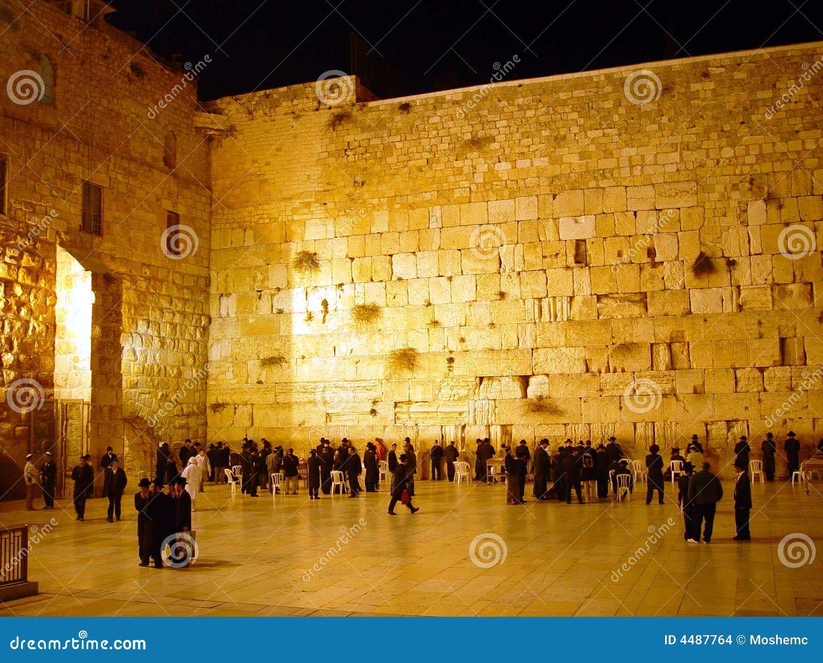The Western Wall, AlAqsa Mosque And The Dome Of The Rock, Jerusalem