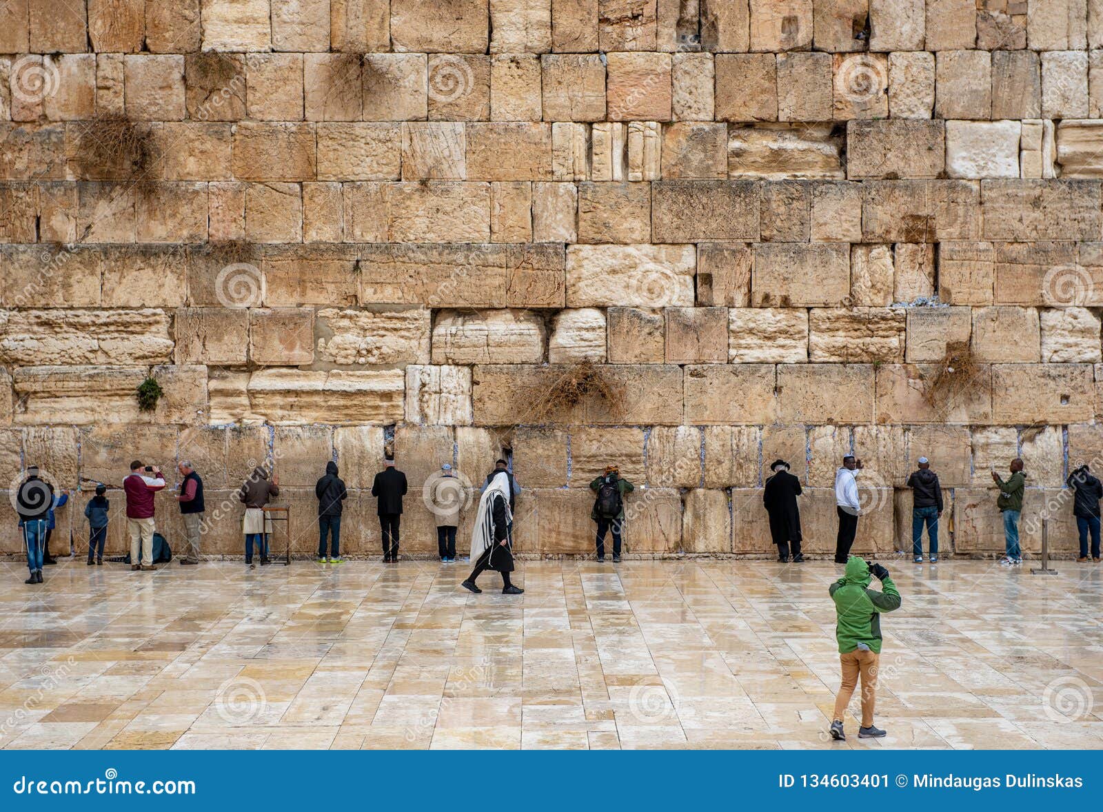 Jerusalem Israel December 04 2018 The Western Wall Wailing Wall