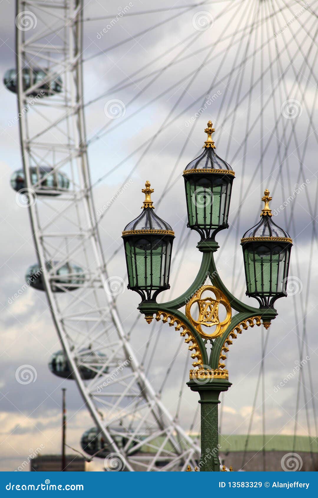 Westminster Lamppost editorial stock image. Image of westminster
