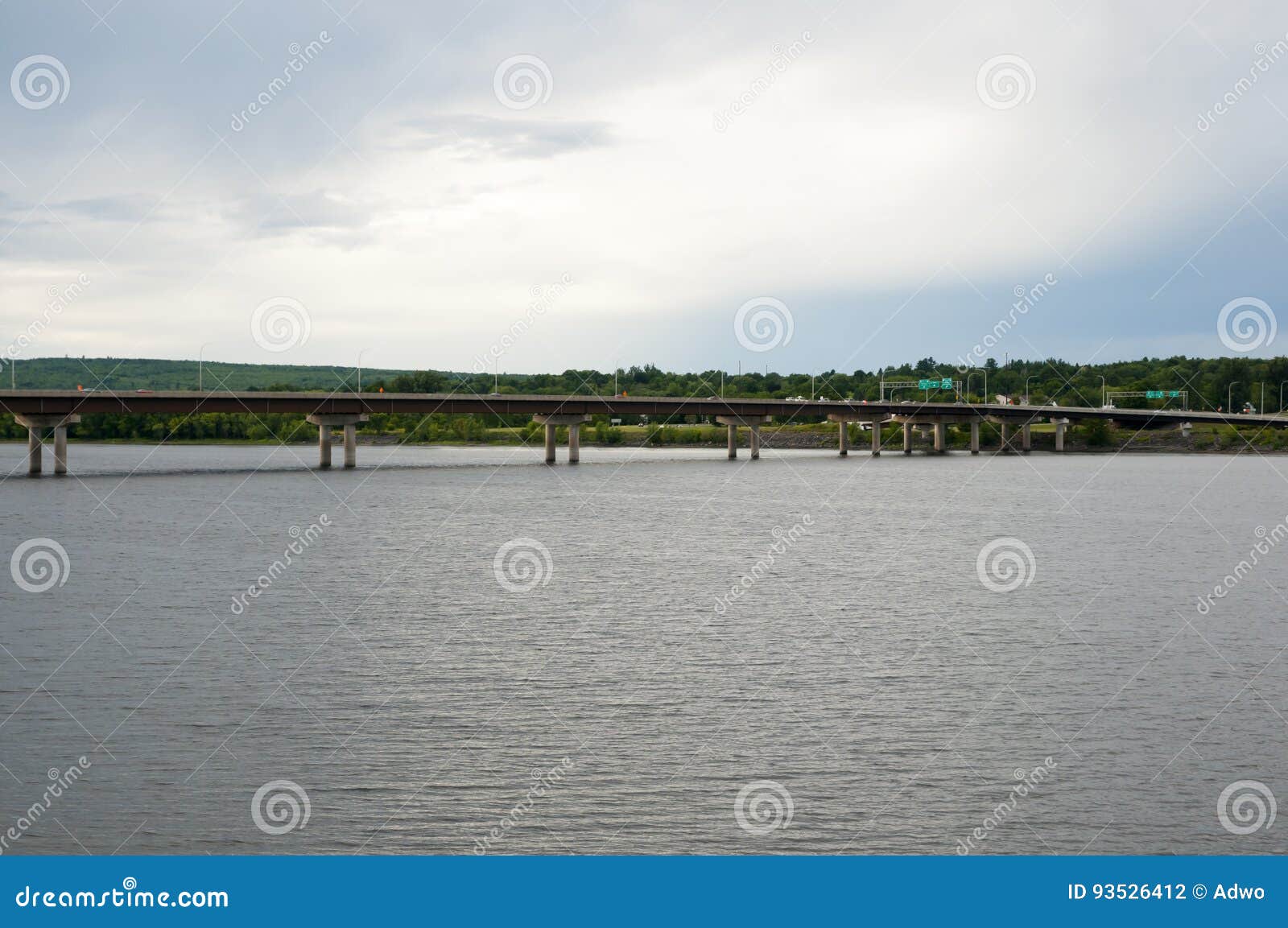 Westmorland Street Bridge Fredericton Canada Stock Photo Image of