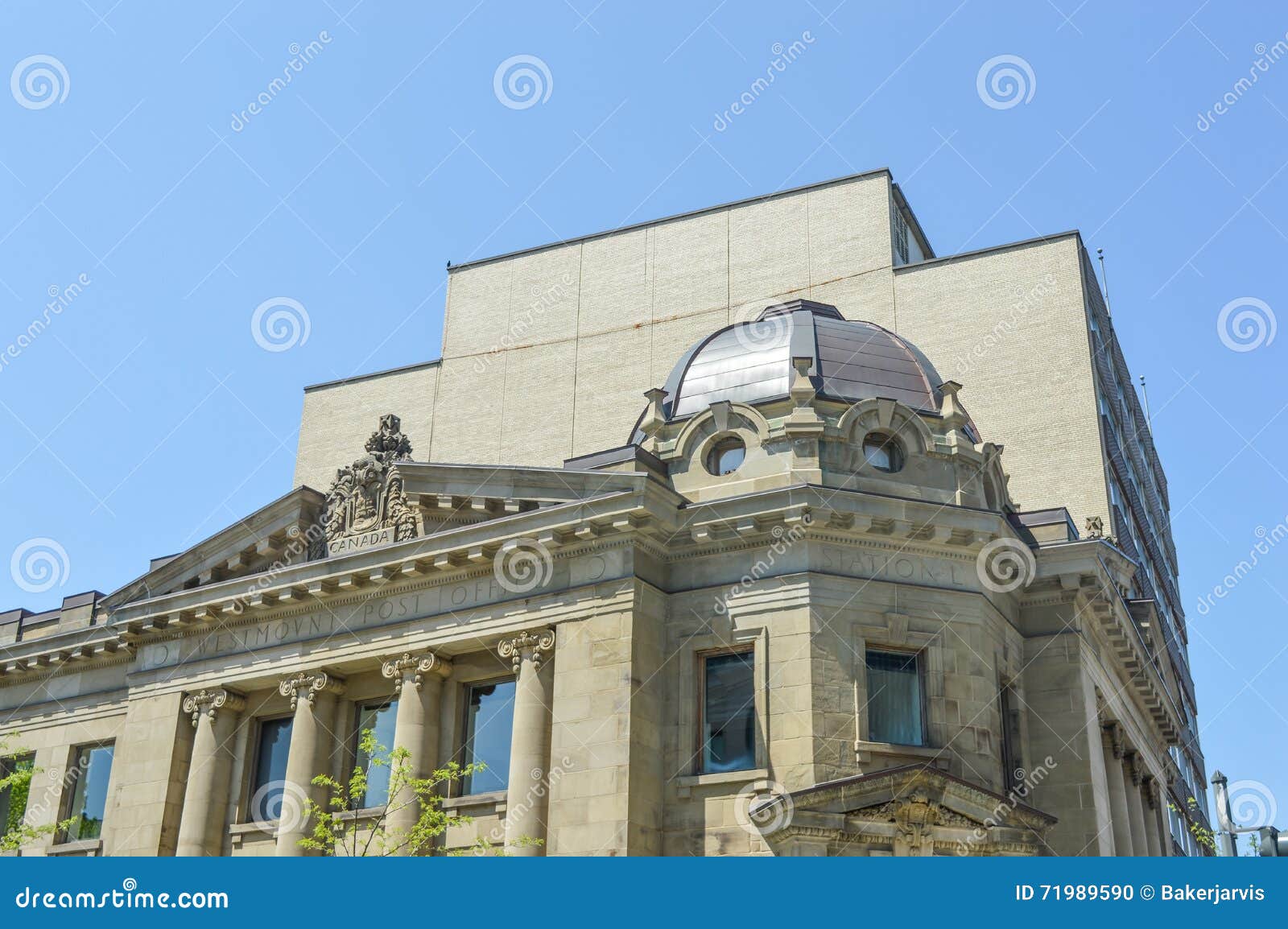 Westmount Post Office in Montreal Stock Photo Image of post, window