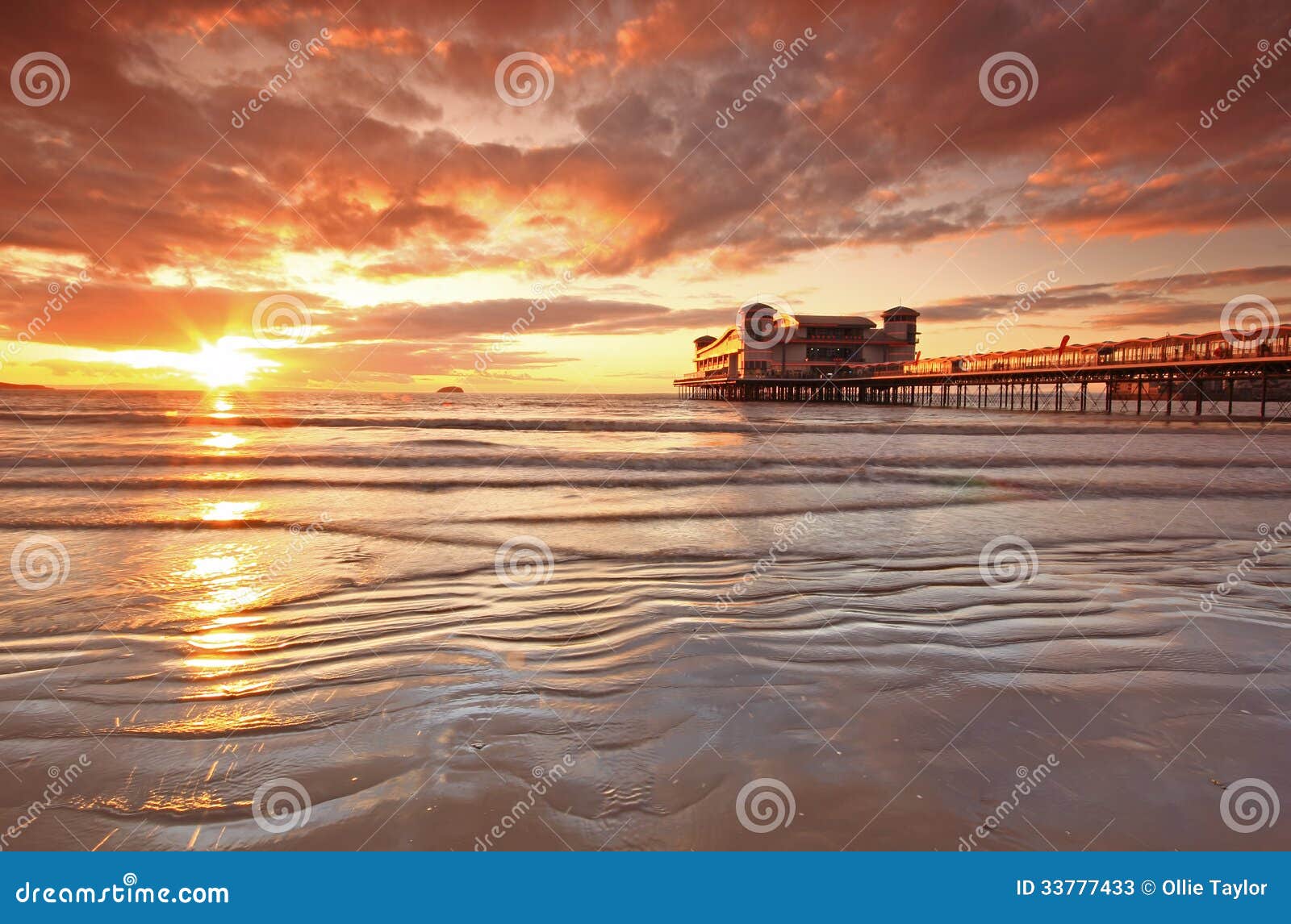 weston super mare, somerset, famous pier