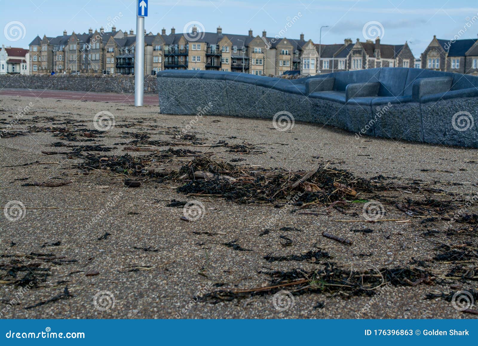 Weston-super-Mare. UK. after Storm Editorial Stock Photo - Image of lake,  island: 176396863