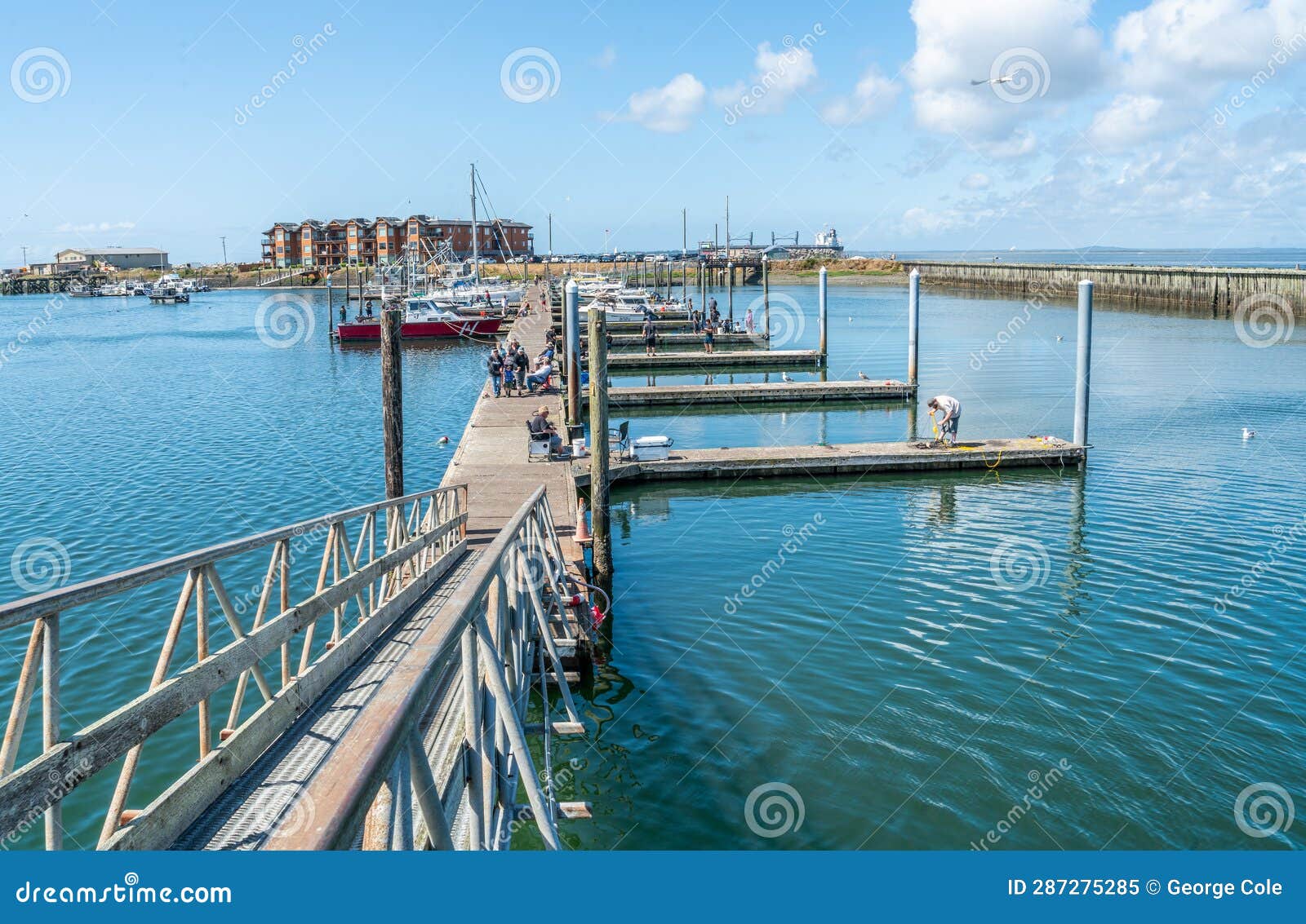 Westport Boat Docks stock image. Image of westport, ocean 287275285