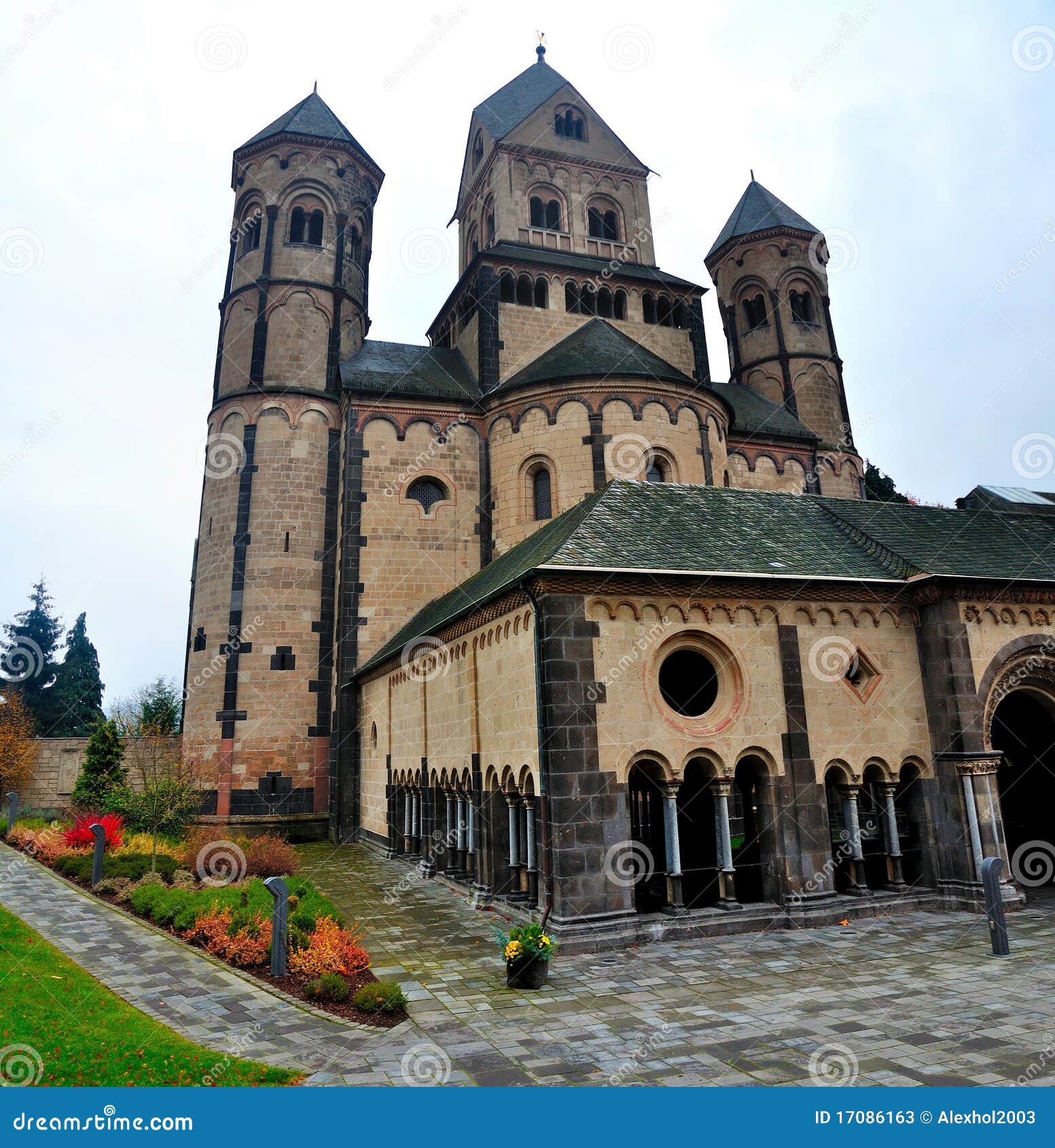 Westwork Of Romanesque Abbey Maria Laach Stock Photos Image 17086163