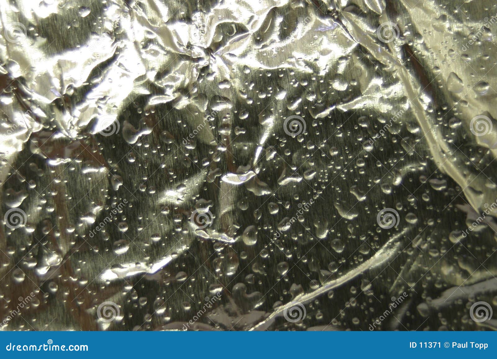 Wet Aluminum Foil with Water for Background Stock Image Image of foil