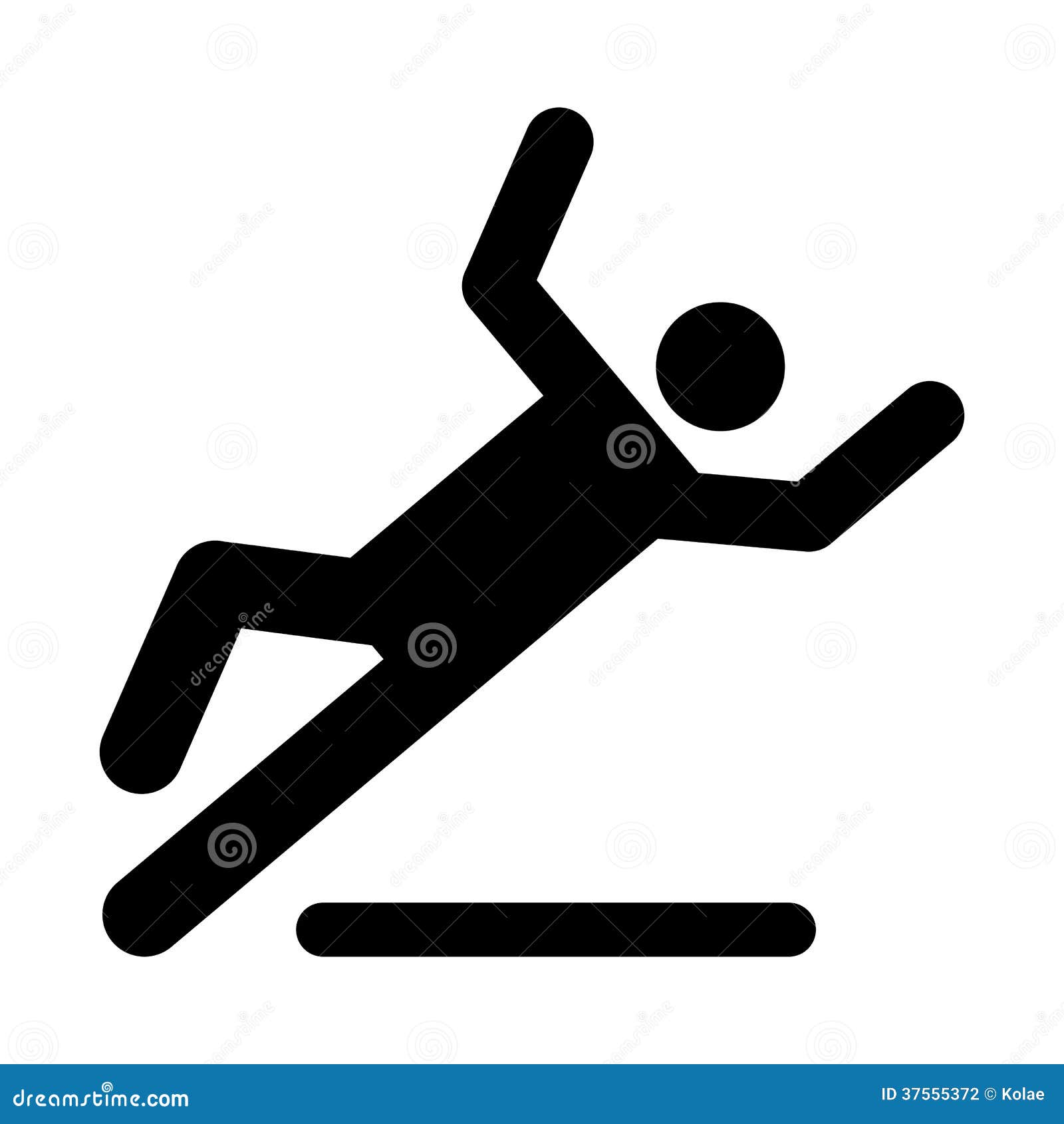 Wet floor caution sign stock vector. Illustration of prevention 37555372