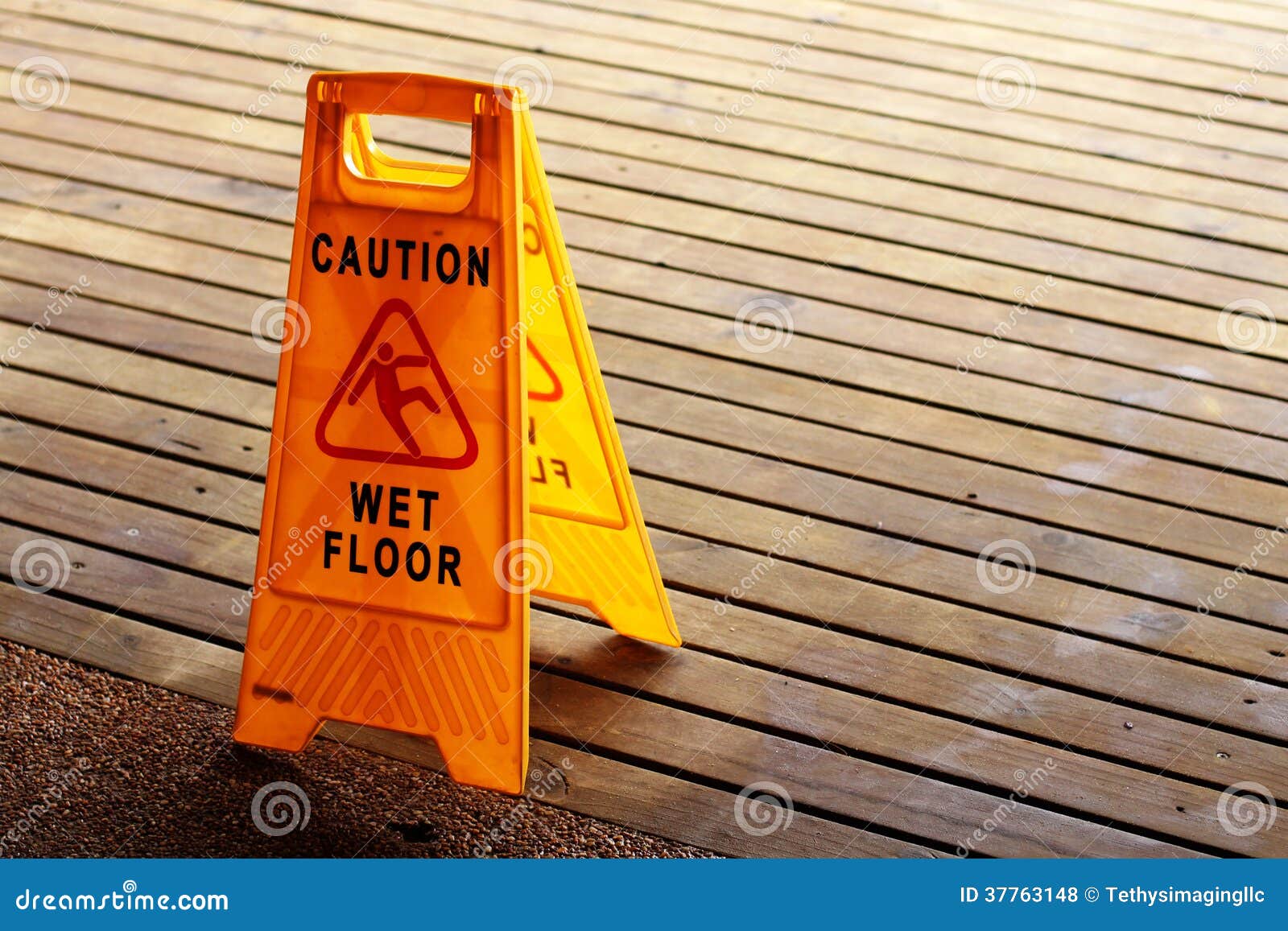 wet floor caution sign