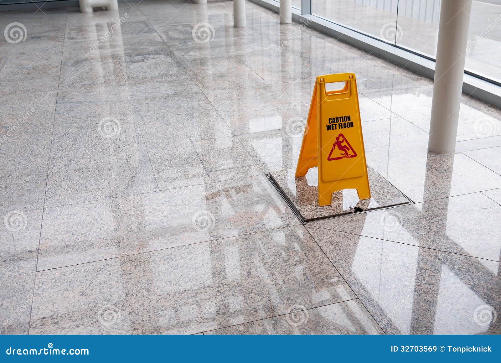 wet floor sign