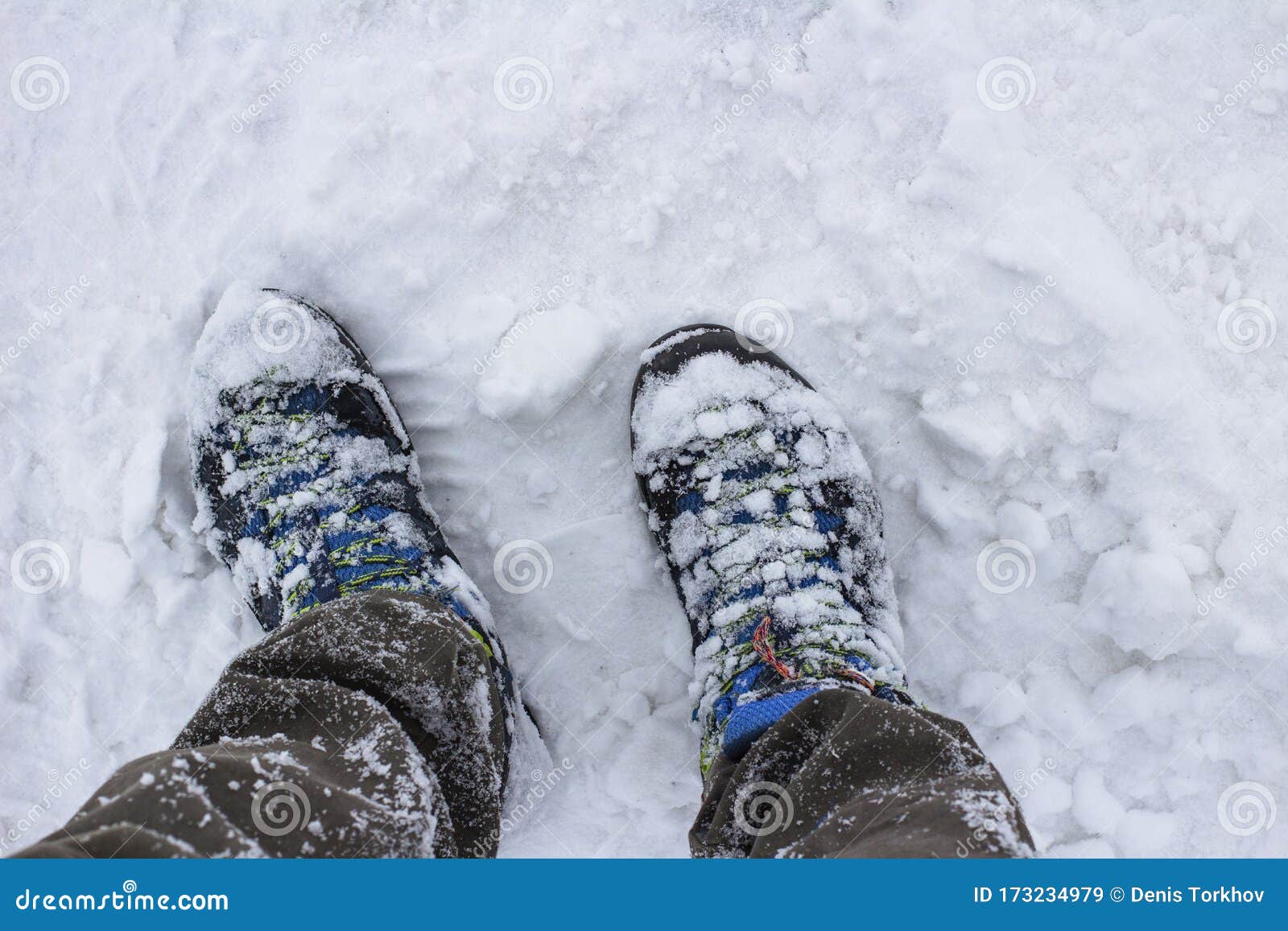 wet hiking boots