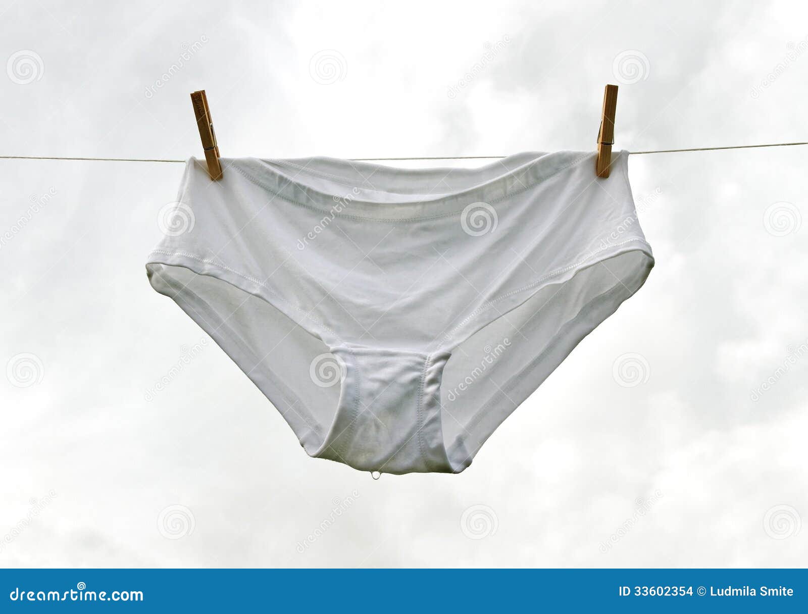 Wet underwear. stock photo. Image of cloud, closeup, clothes - 33602354