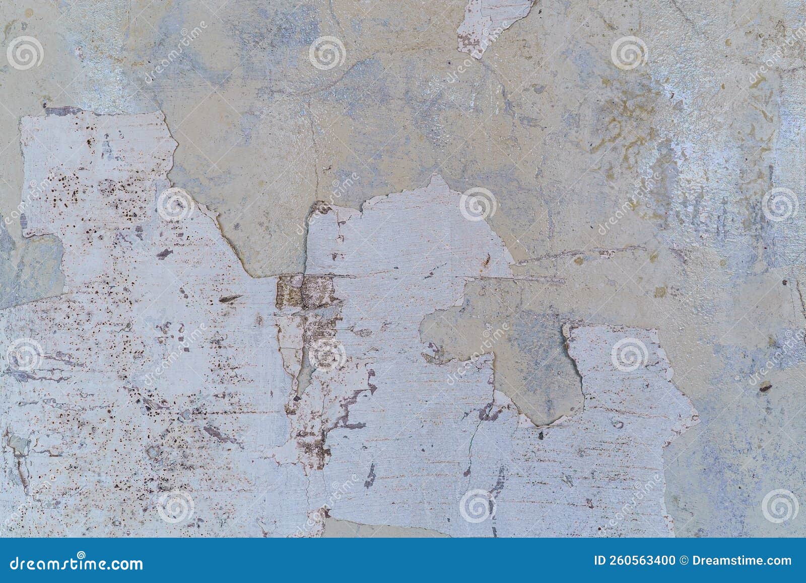 Wet Wall with Plaster with Cracks and Dampness Stock Photo Image of