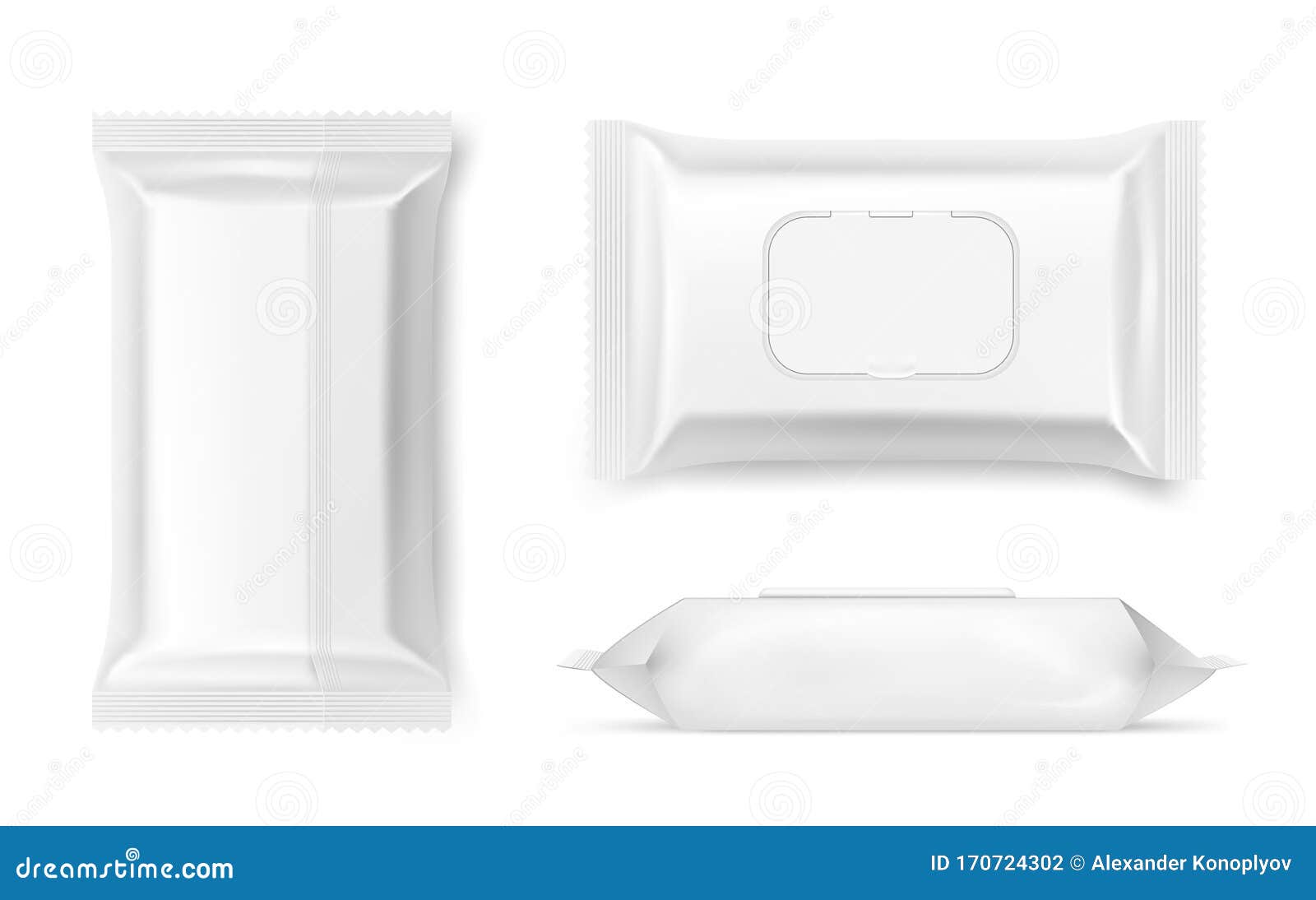 Download Wet Wipes Packing, Antibacterial Napkins Container Mockup ...