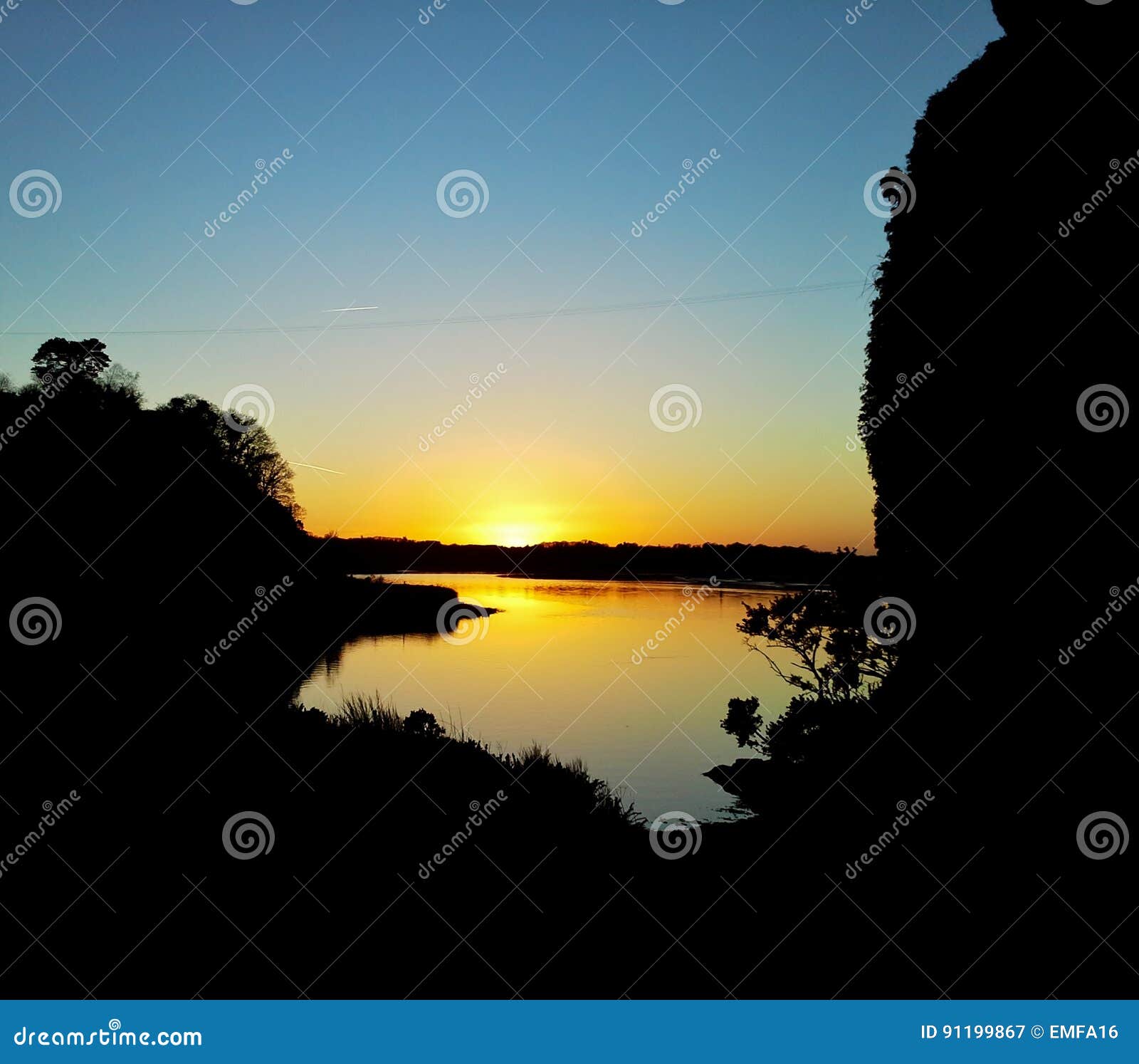 Wexford Sunset on the River Slaney Stock Image Image of river, sunset 91199867