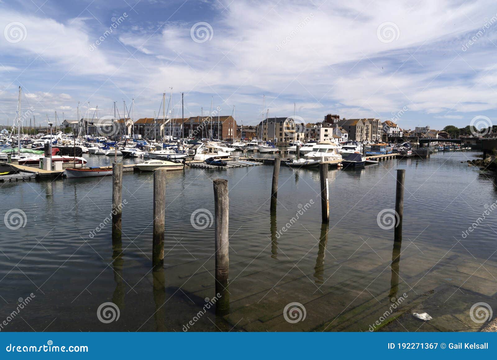 Weymouth Marina Dorset editorial photography. Image of marina 192271367
