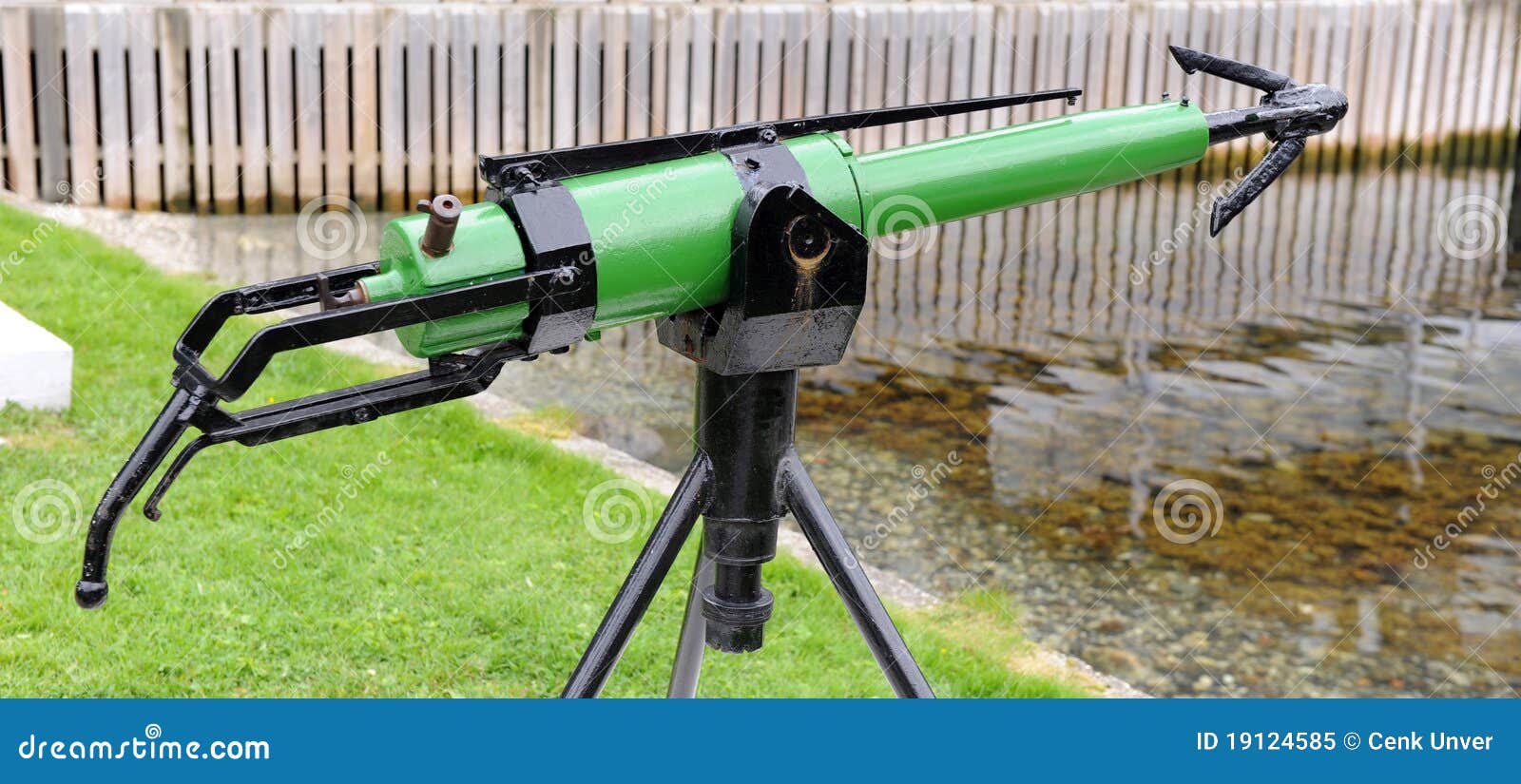 Whale Hunting Gun stock image. Image of hunting, norwegian 19124585