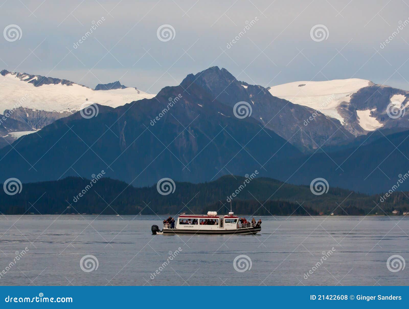 Whale Watching in Alaska editorial stock photo. Image of watching