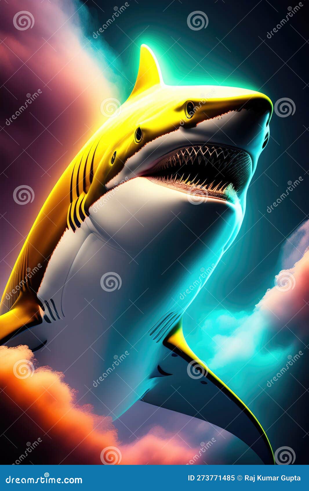 whales is on natural flame. ai generated.