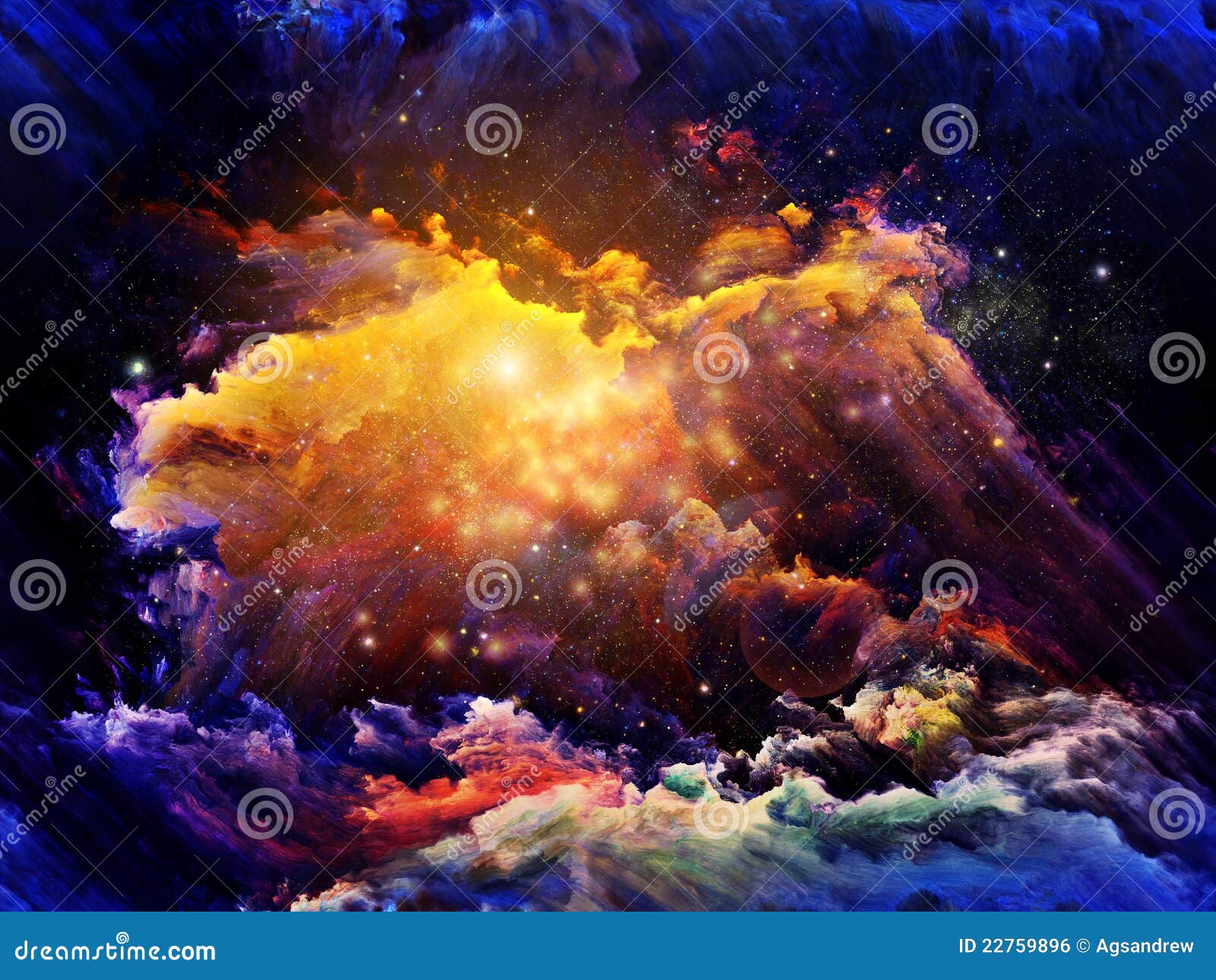 What Colors May Come stock illustration. Illustration of mystical ...