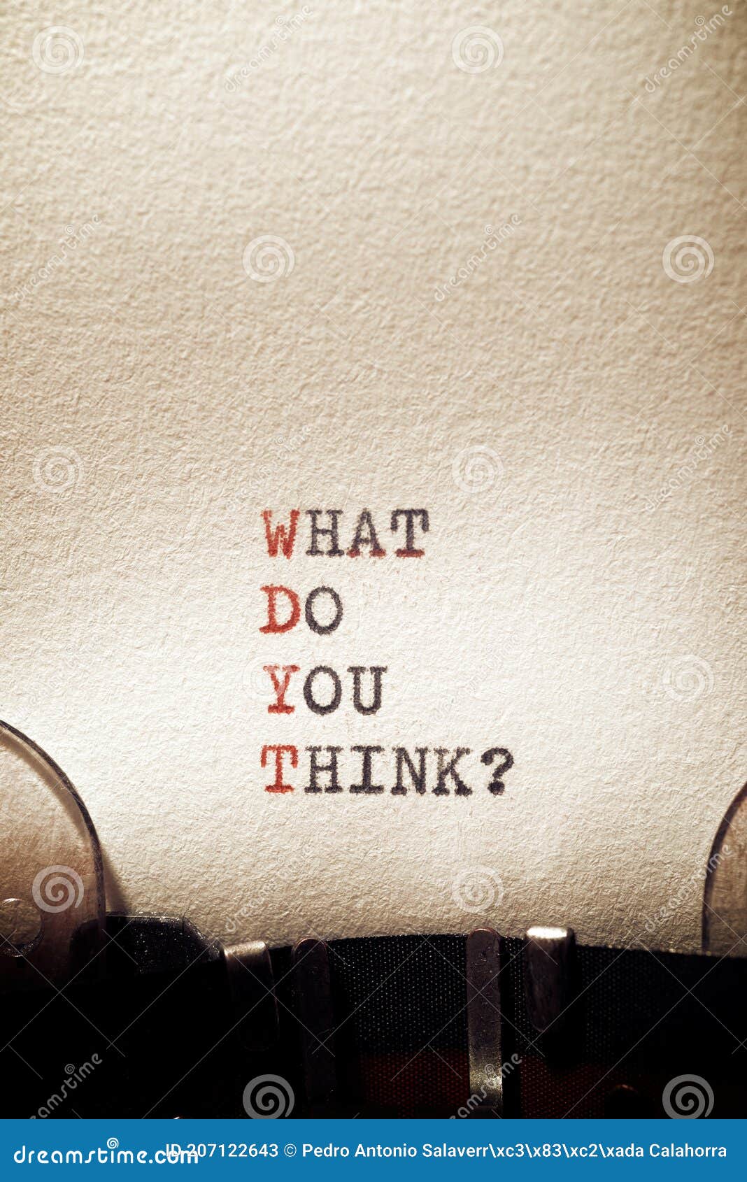 What do you think question stock image. Image of common 207122643