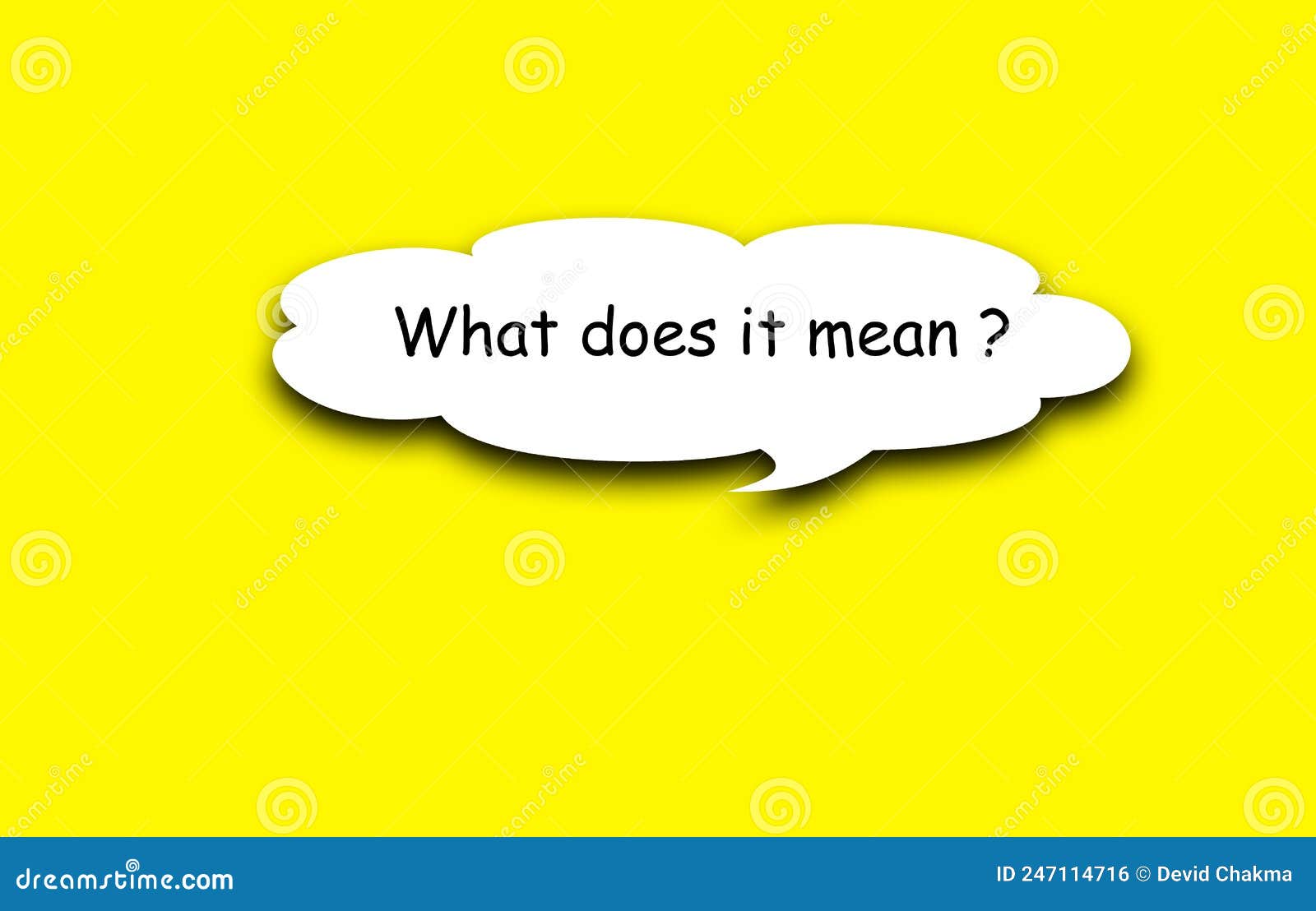 What does it mean stock illustration. Illustration of information