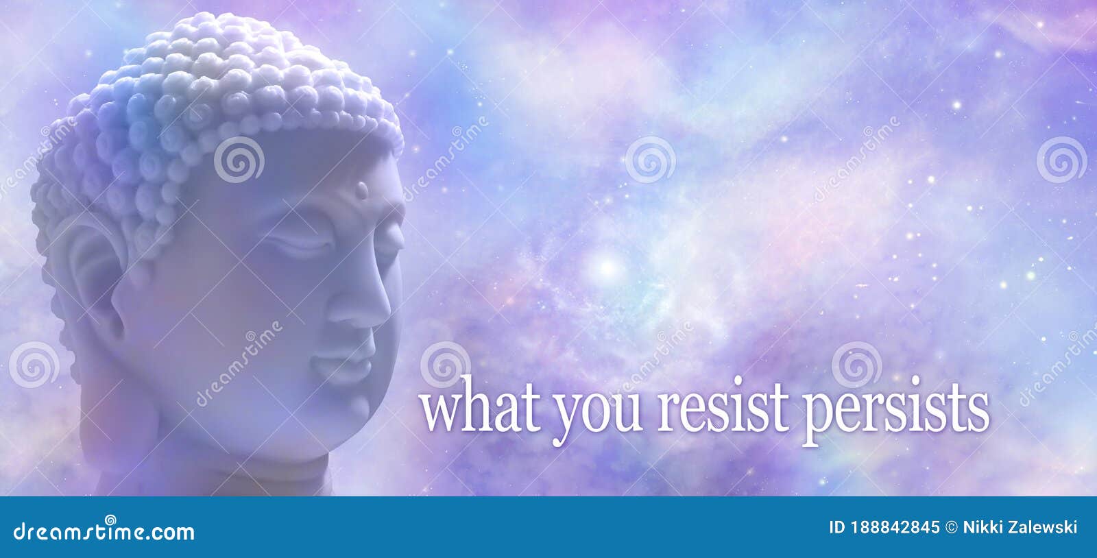 what you resist persists buddhism celestial background