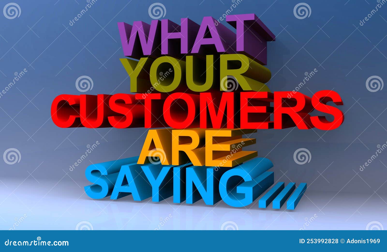 What Your Customers are Saying on Blue Stock Illustration