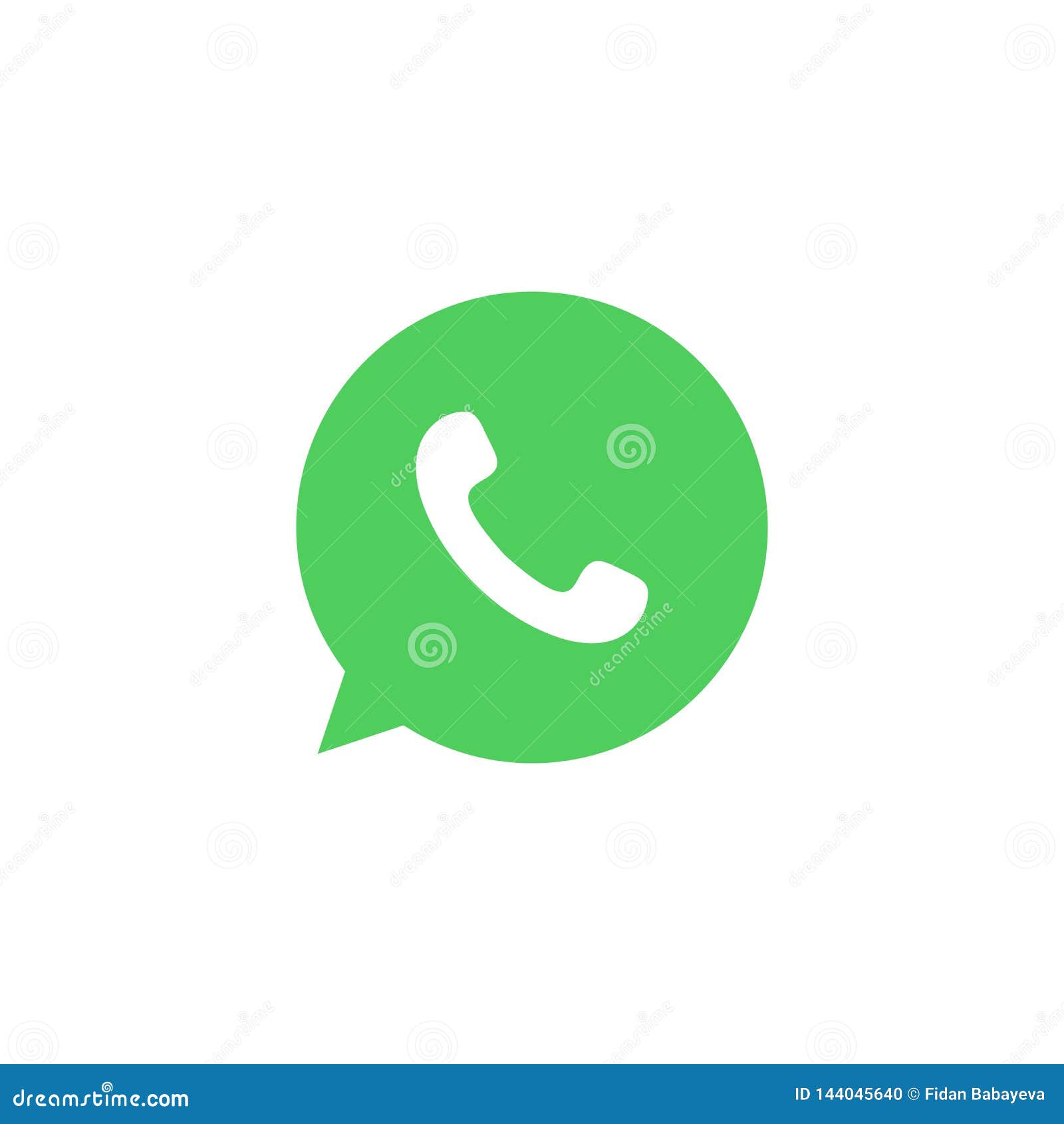 Whatsapp Colored Icon Element Of Social Media Logos Illustration Icon