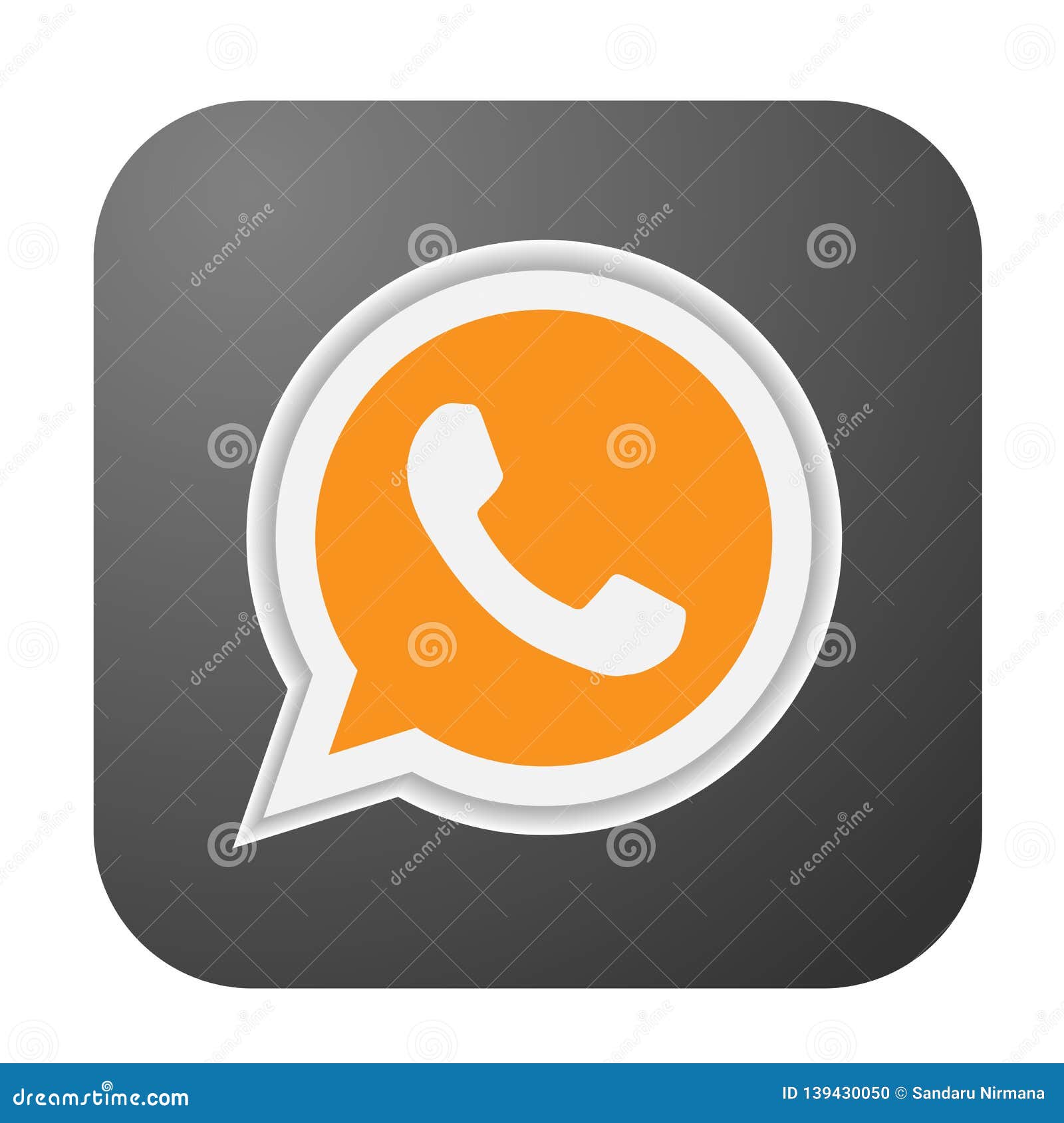 Whatsapp Icon Logo Element Sign Vector Mobile App On White Background