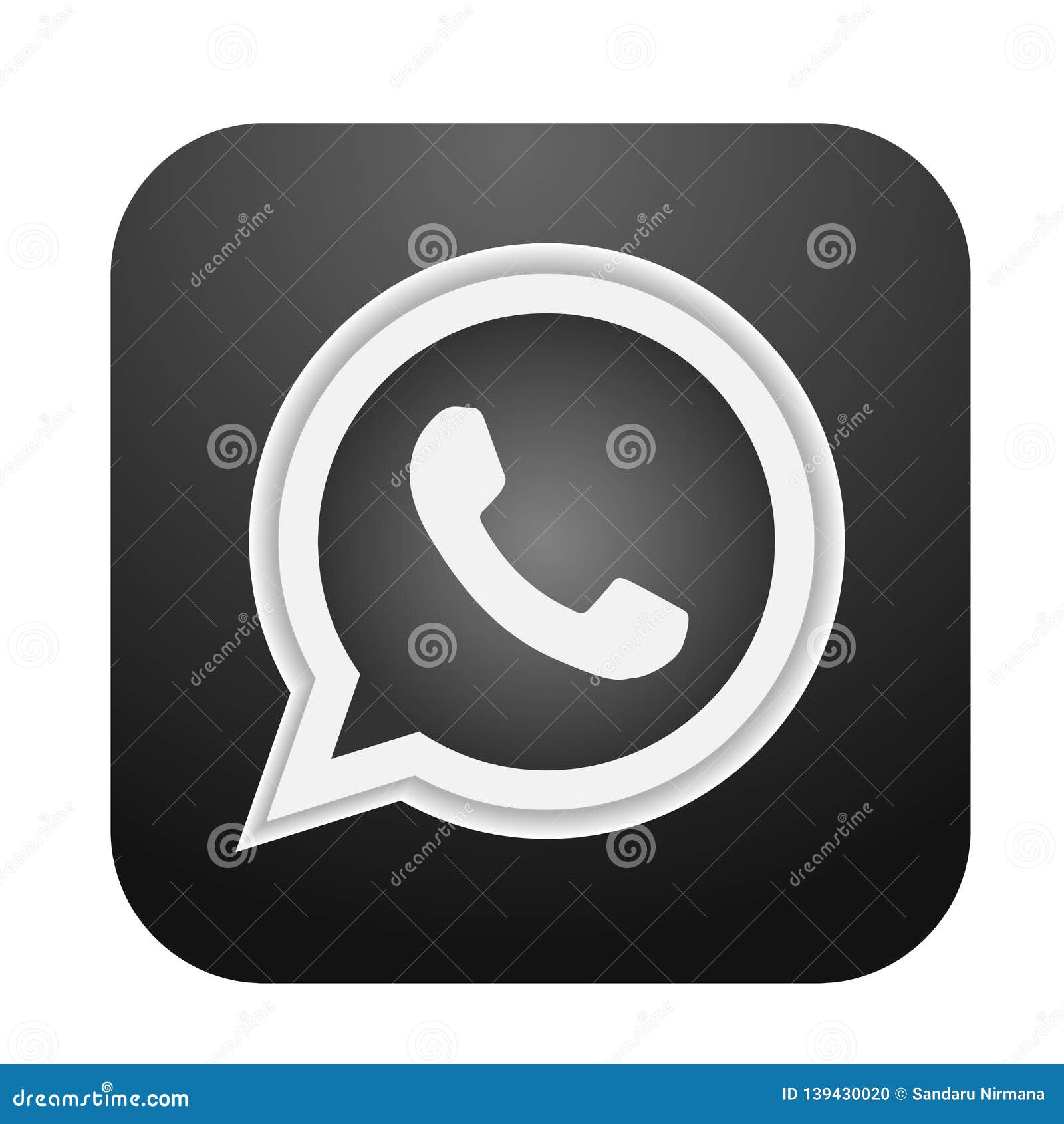 Whatsapp Icon Logo Element Sign Vector Mobile App On White Background