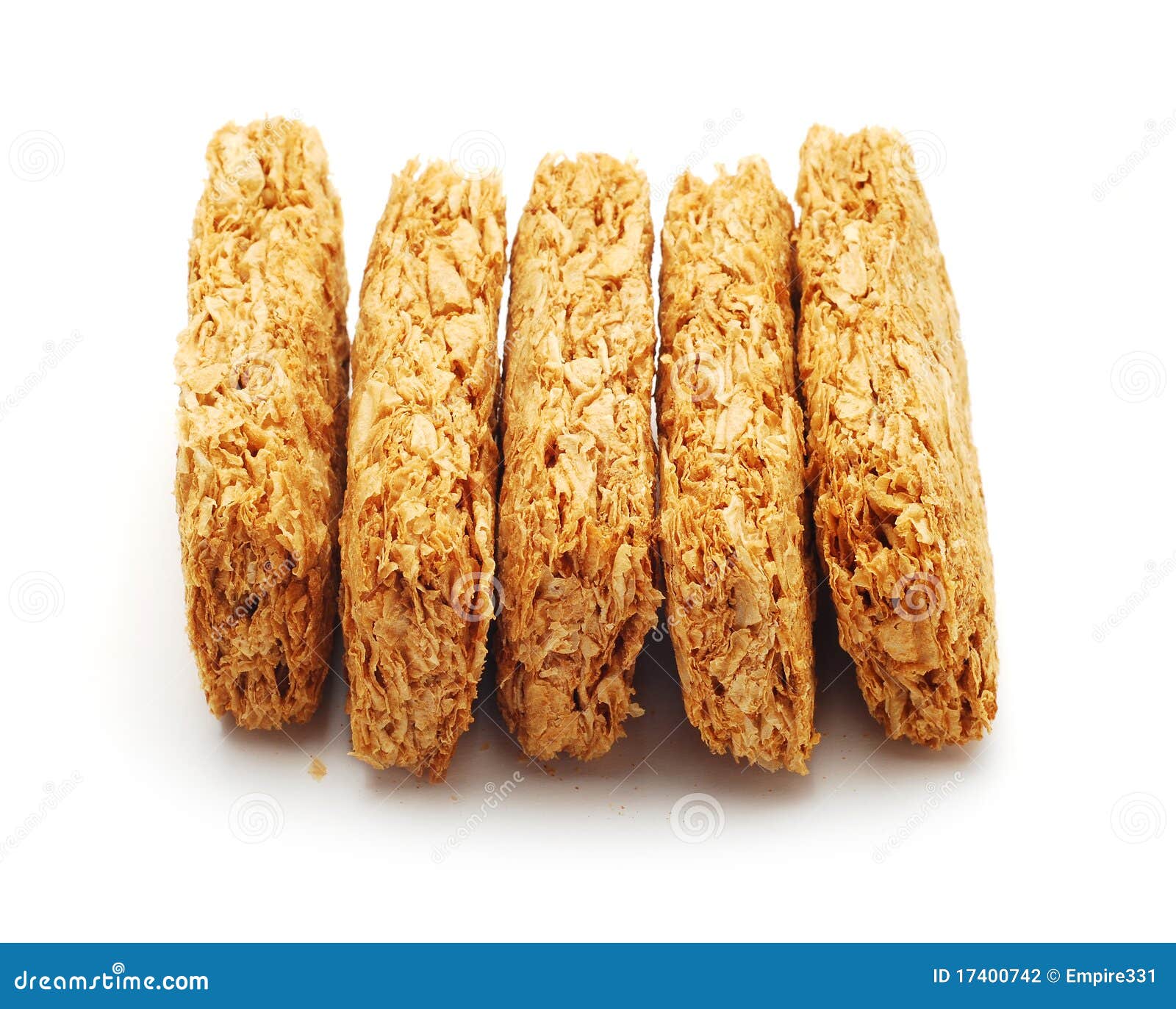 Wheat flakes bars stock photo. Image of white, isolated 17400742