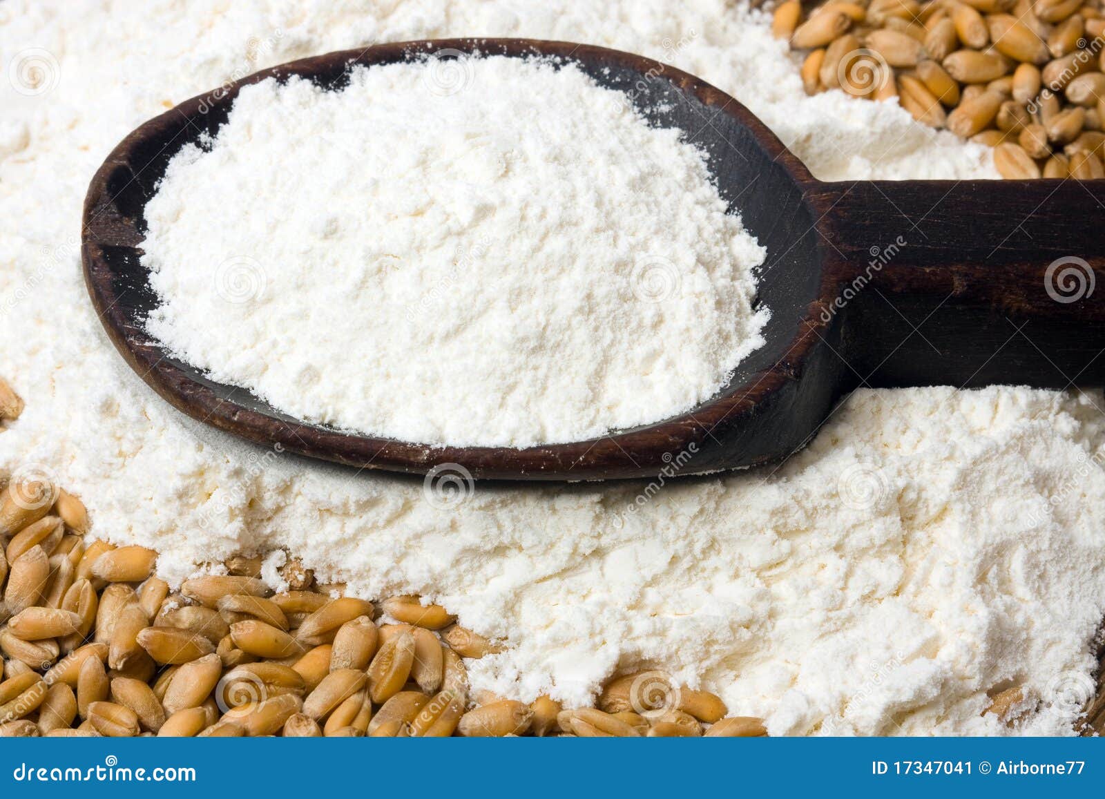 Wheat and flour stock image. Image of natural, straw - 17347041