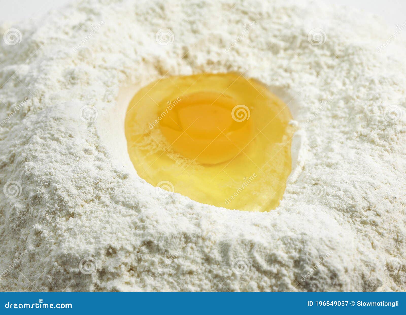 Wheat Flour and Egg, Ingredients for Cake`s Recipe Stock Image Image