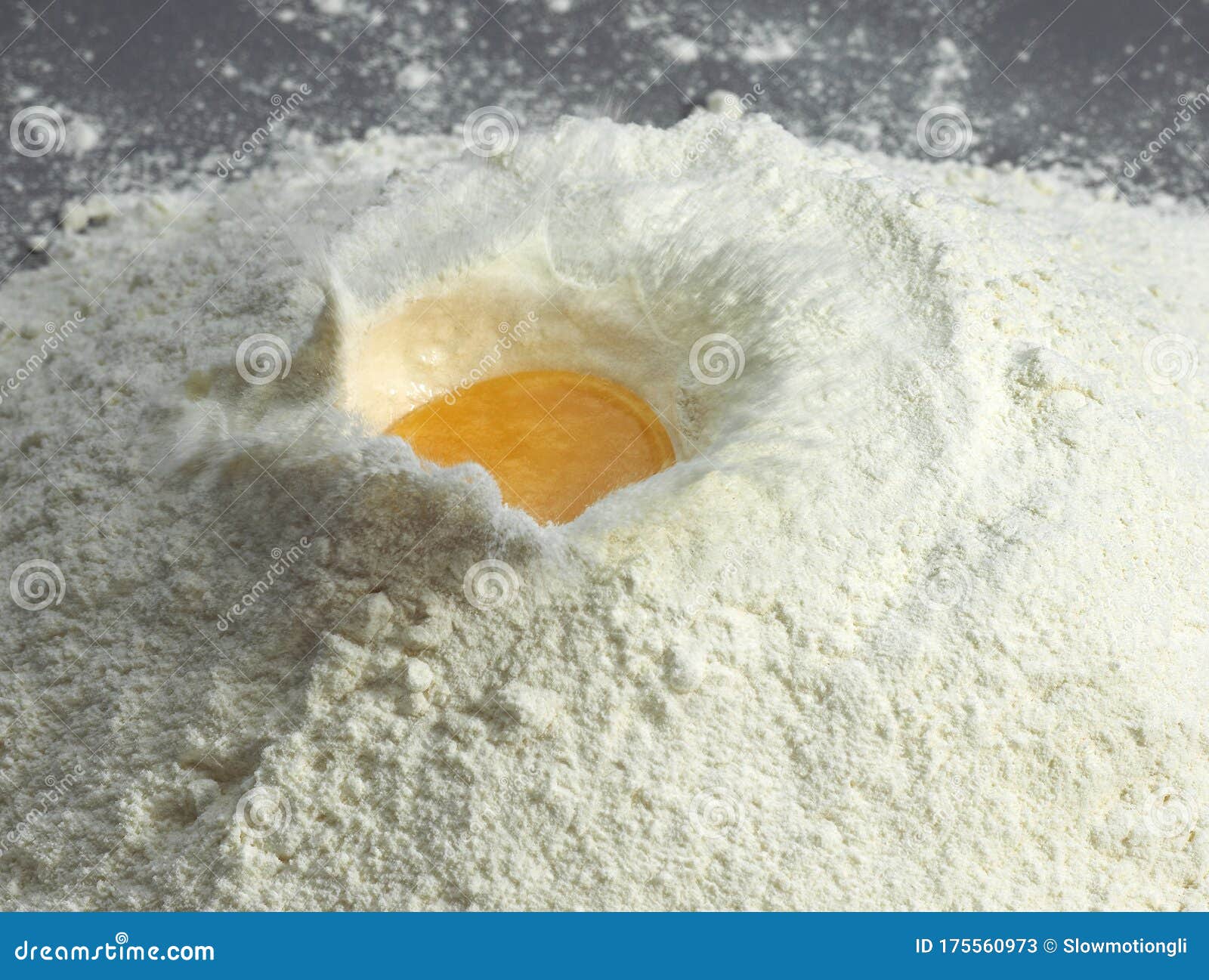 Wheat Flour and Egg, Ingredients for Cake`s Recipe Stock Image Image