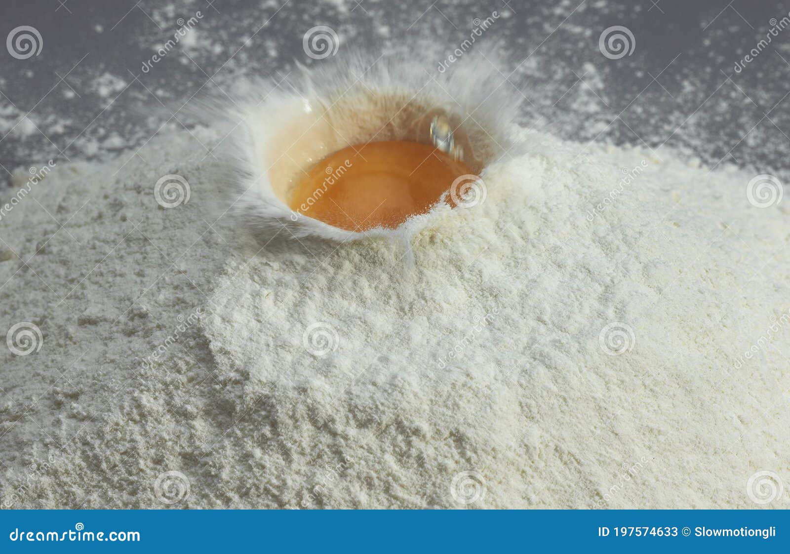Wheat Flour and Eggs, Recipe for Cake Stock Image Image of recipe