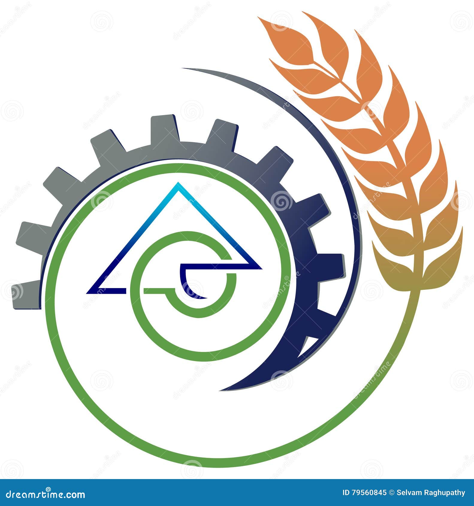 Wheat grains logo stock vector. Illustration of food 79560845