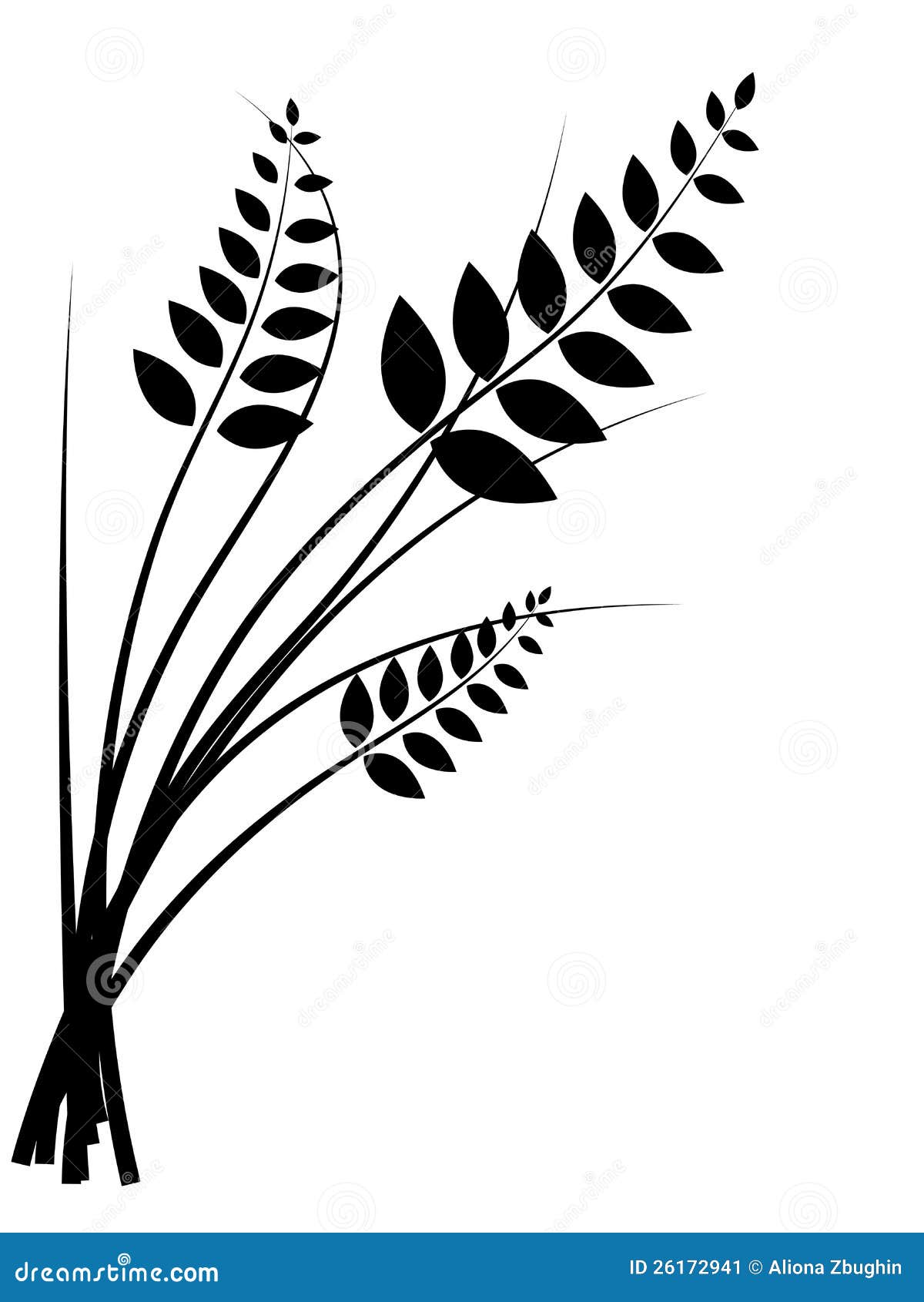 Wheat icon stock vector. Image of white, symbol, whole - 26172941