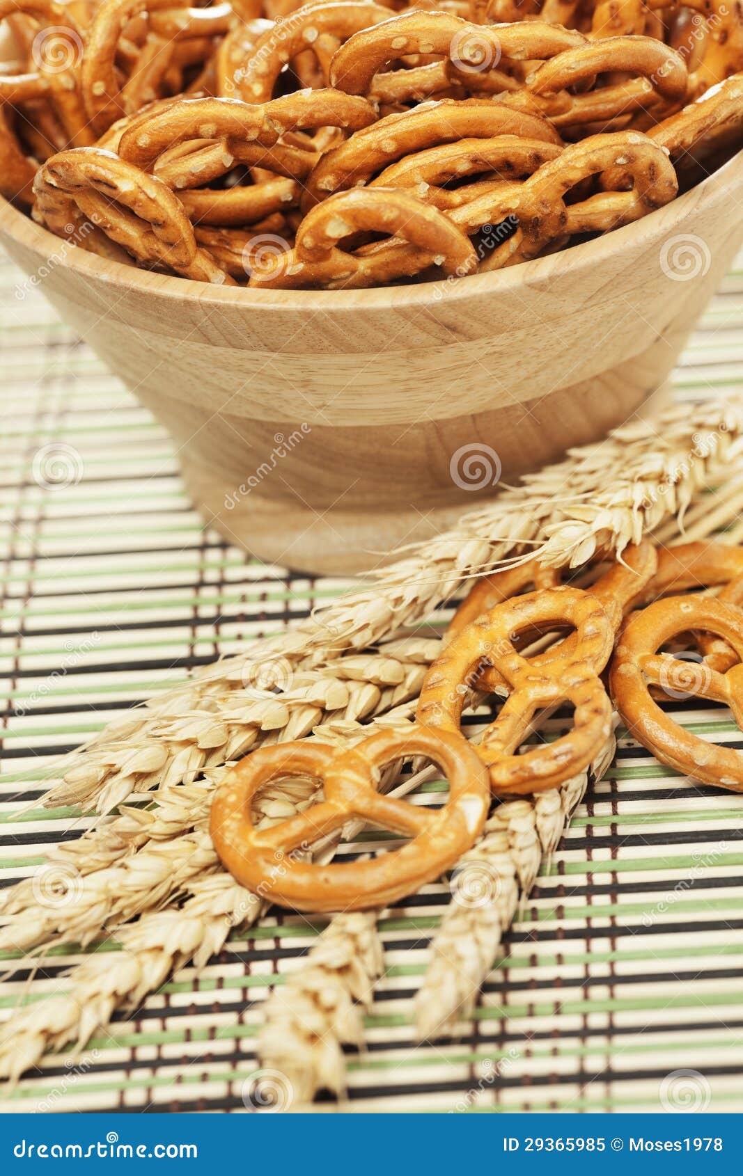 Wheat pretzels stock image. Image of delicious, bake 29365985