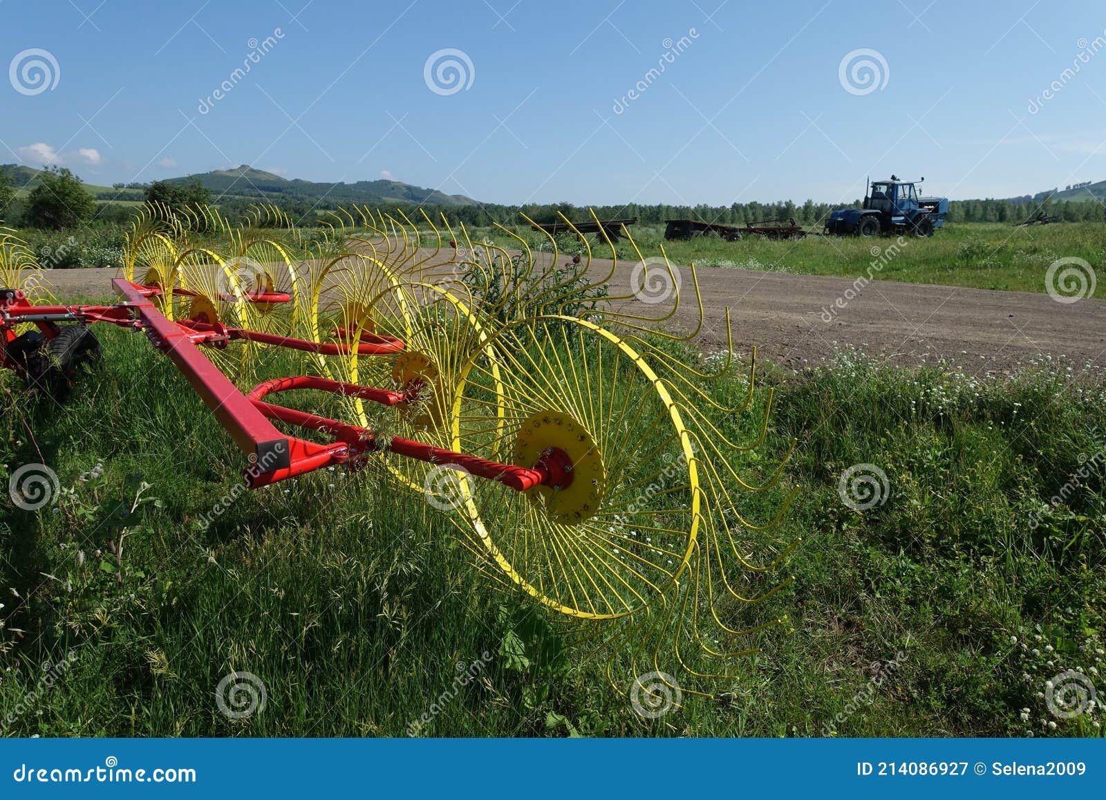 Tractor Rake Royalty-Free Stock Photography | CartoonDealer.com #26550701