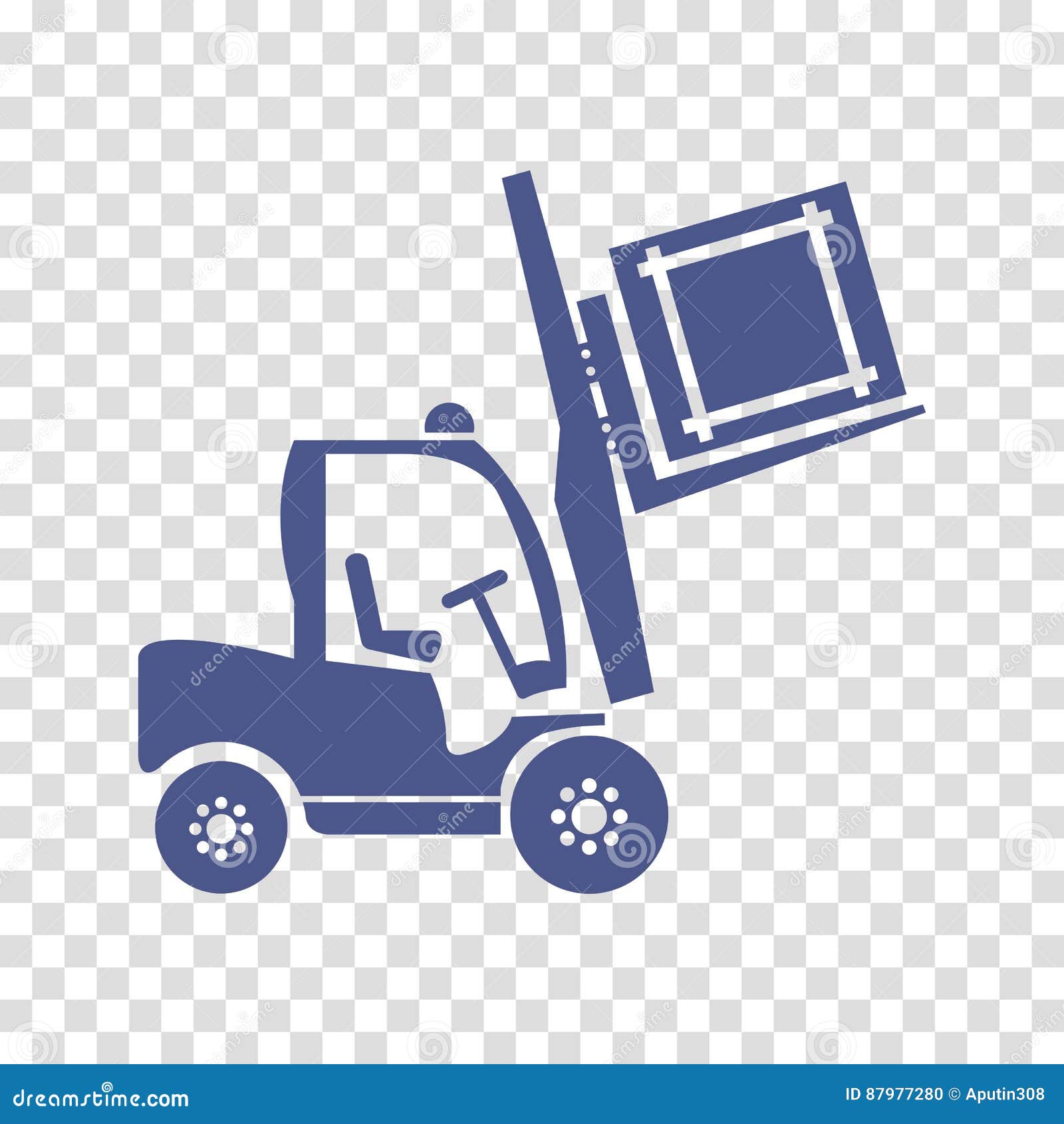 Wheel forklift icon vector stock vector. Illustration of industry