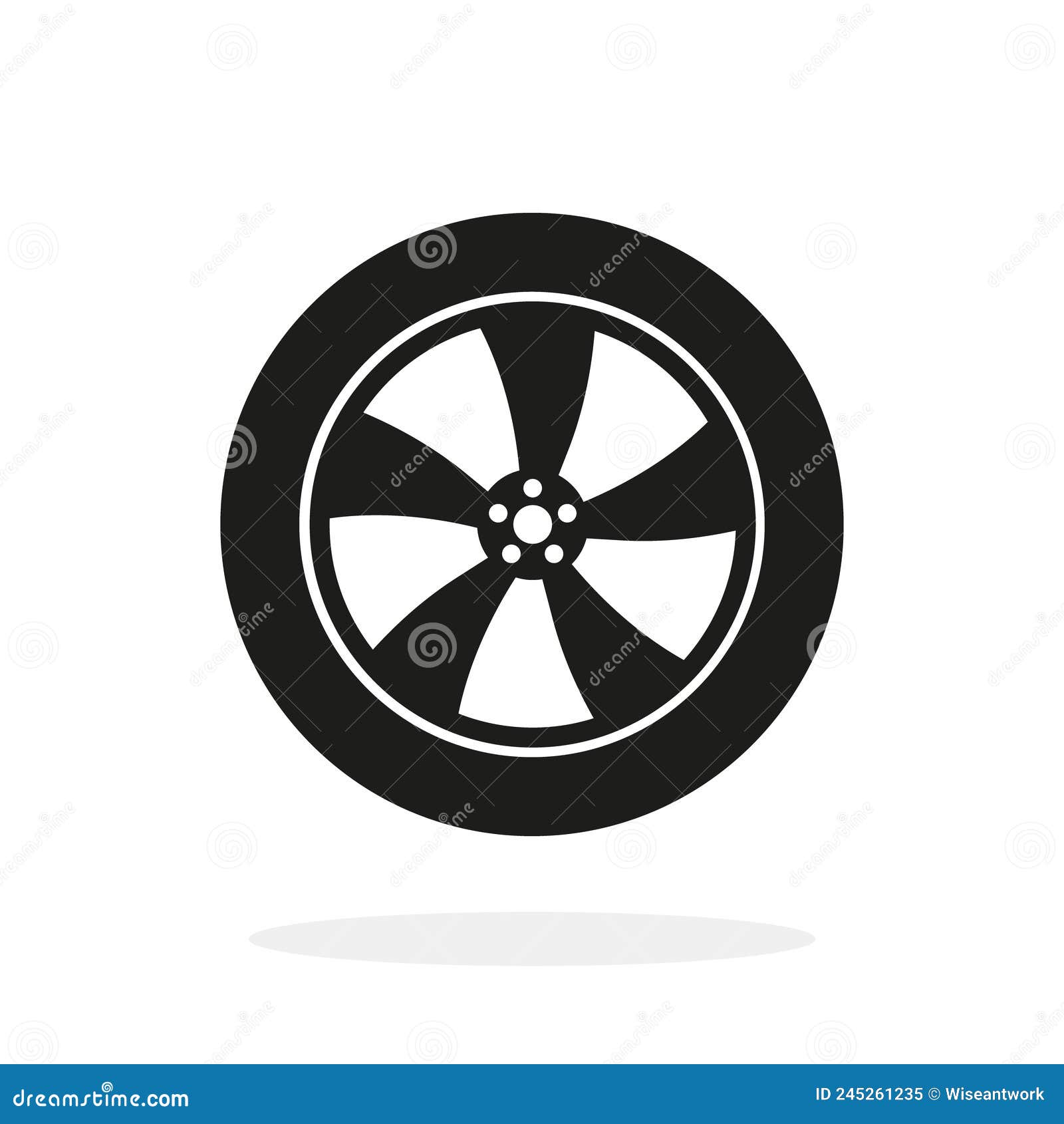 tires and rims clipart of flowers